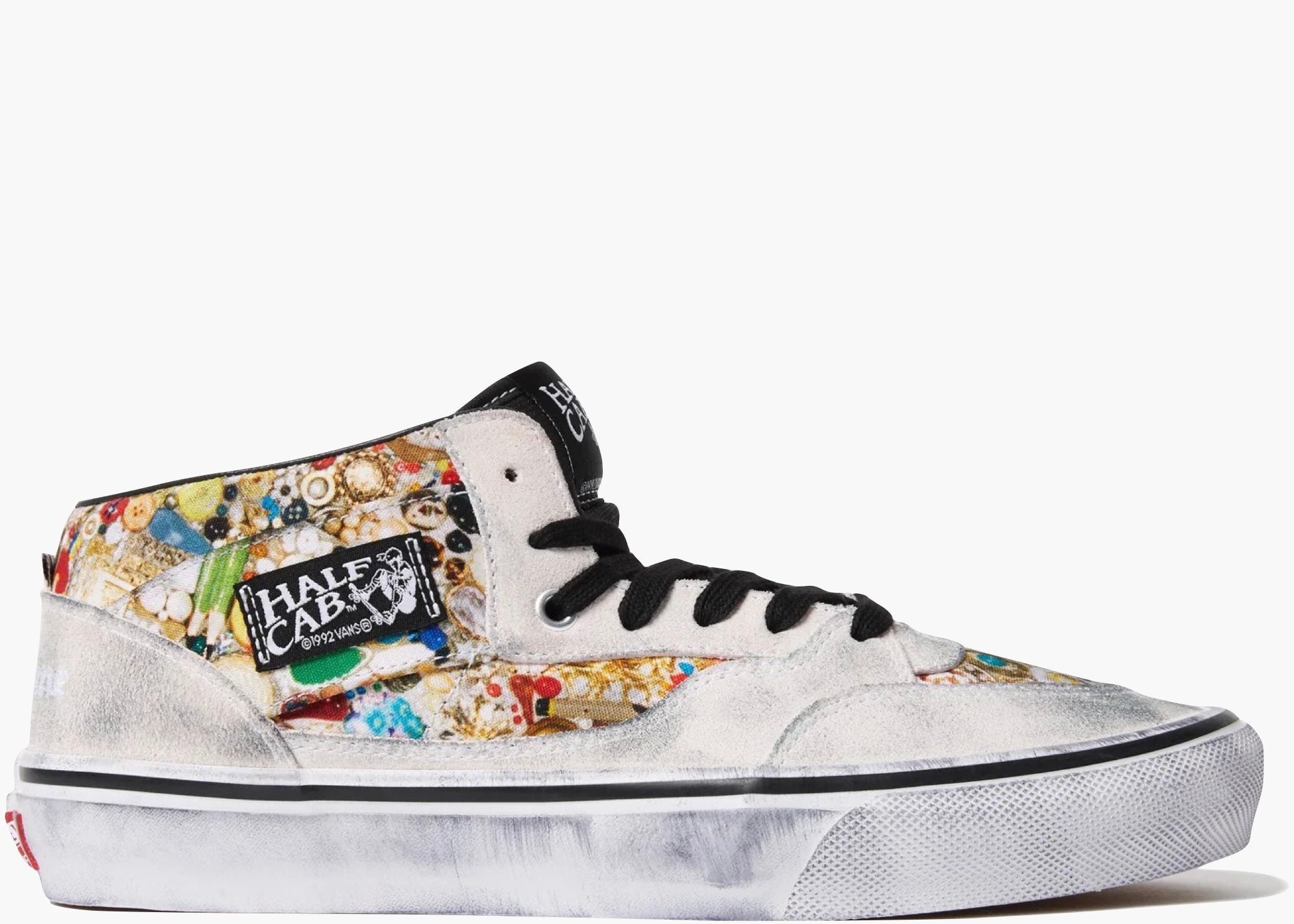 Vans Half Cab Supreme x Mike Kelley White VN00112HNTR Hype Clothinga Limited Edition