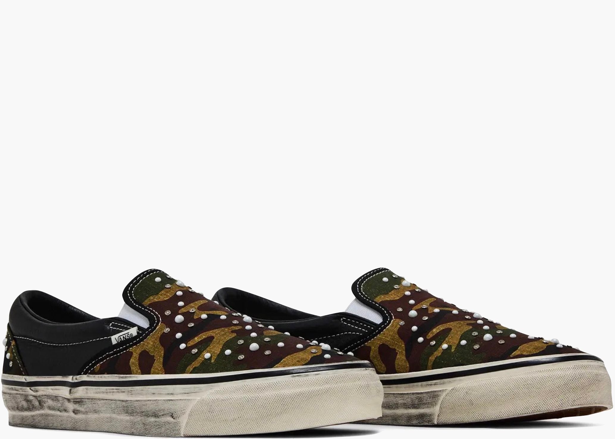 Vans LX Classic Slip-On 98 Pearlized Pack Camo Black VN000D9PCAK Hype Clothinga Limited Edition