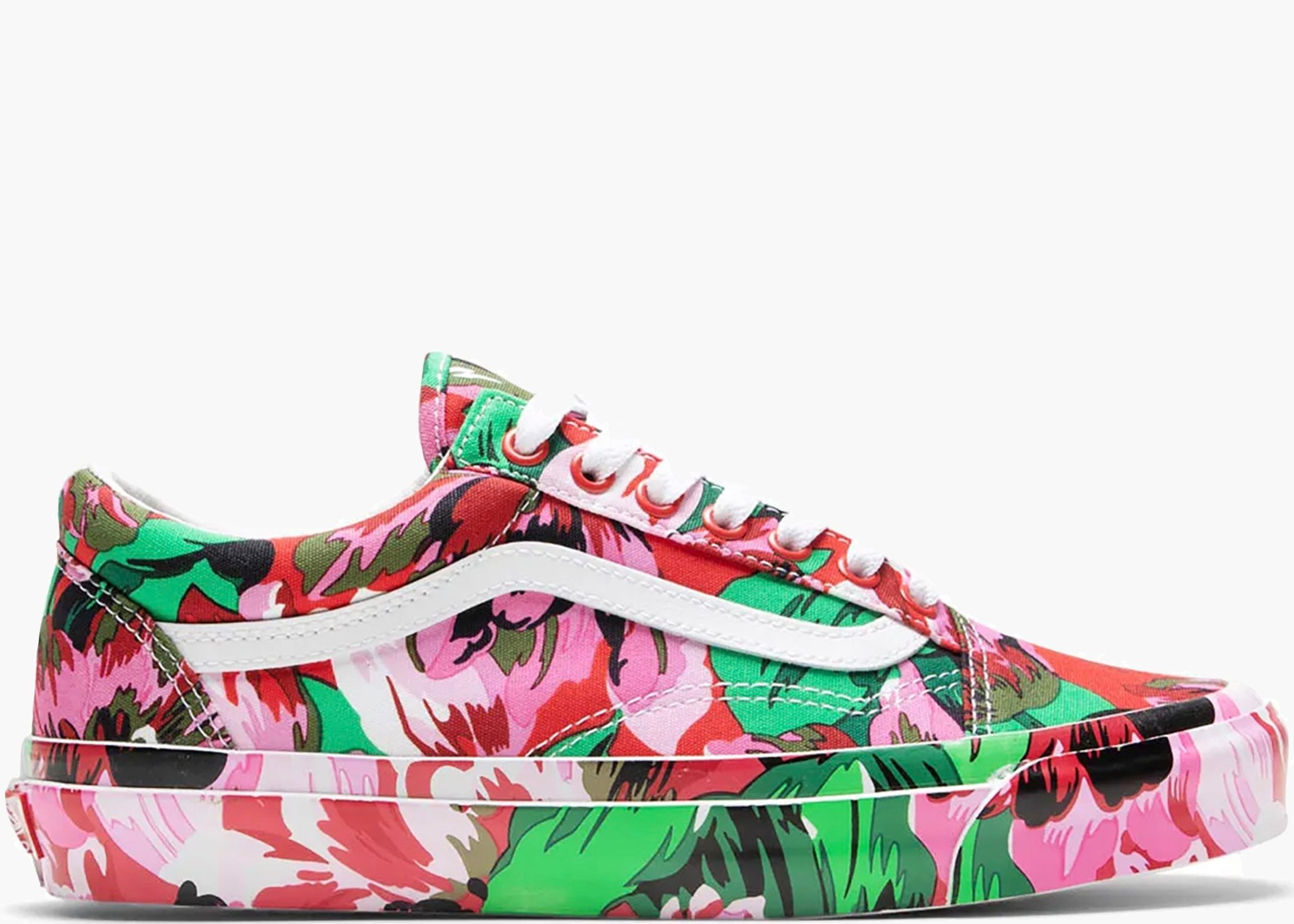 Vans Old Skool KENZO Floral Red White