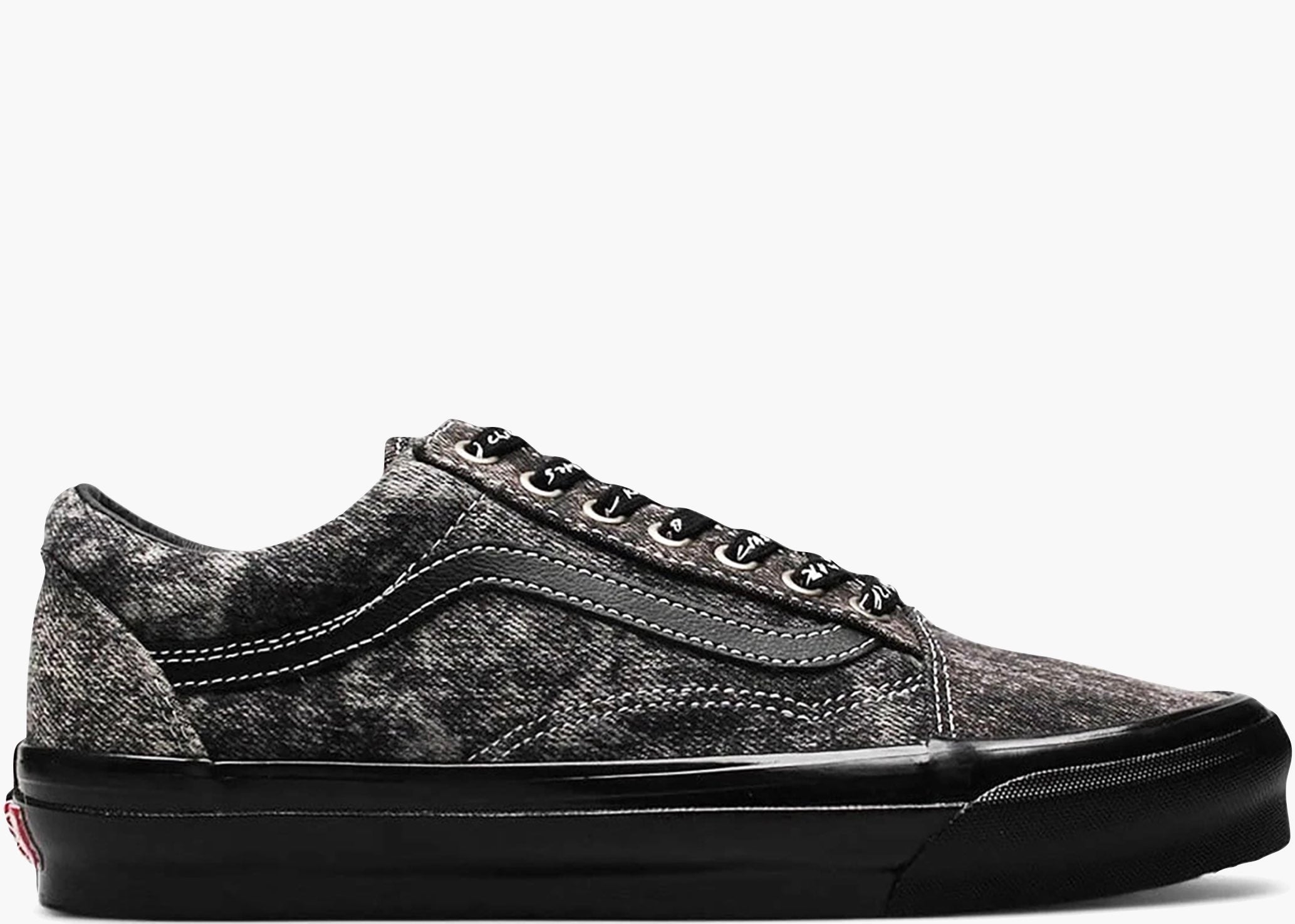 Vans Old Skool LX Jim Goldberg Acid Wash Denim Black