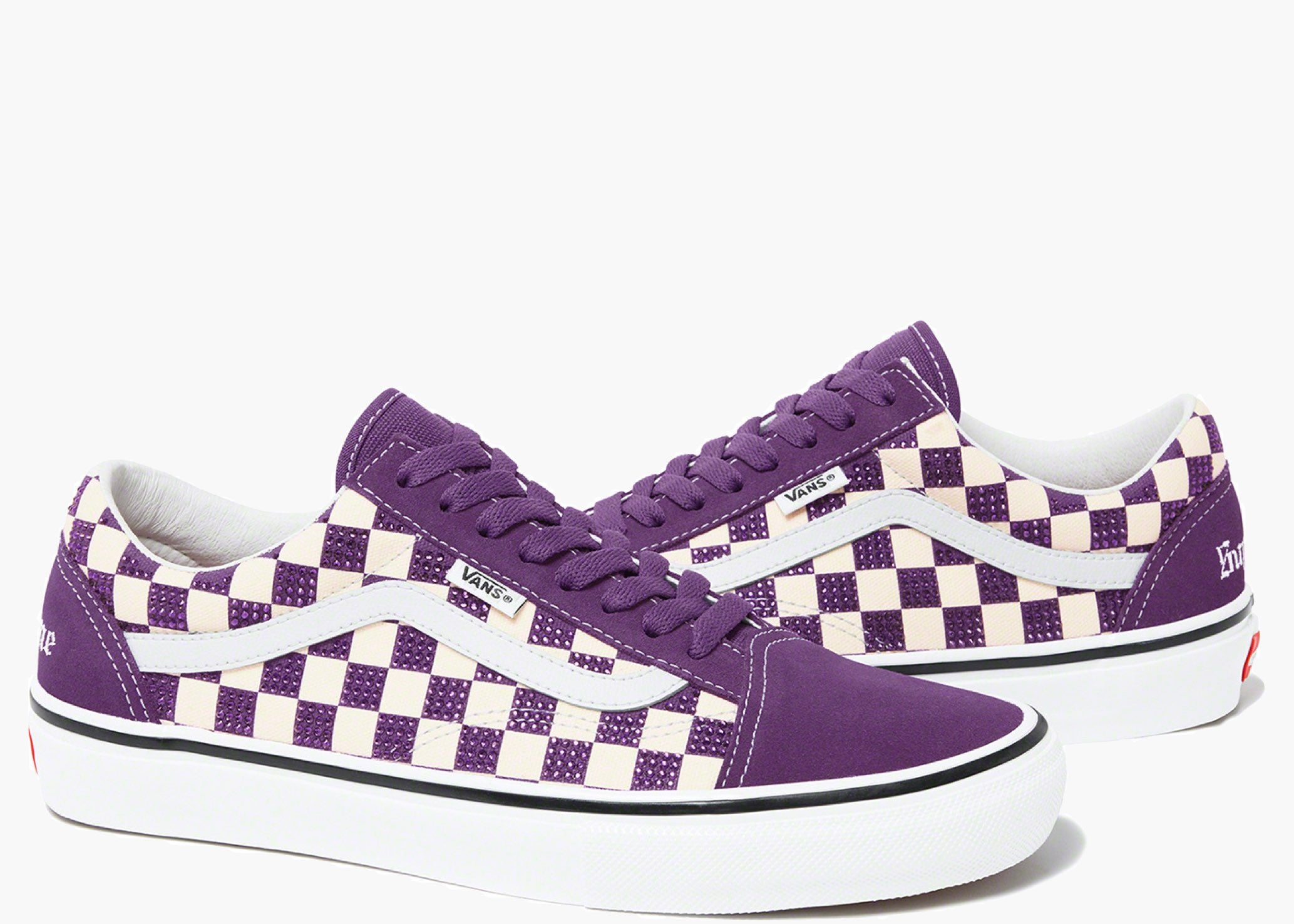 Vans Old Skool Supreme Swarovski Purple VOSS-P Hype Clothinga Limited Edition