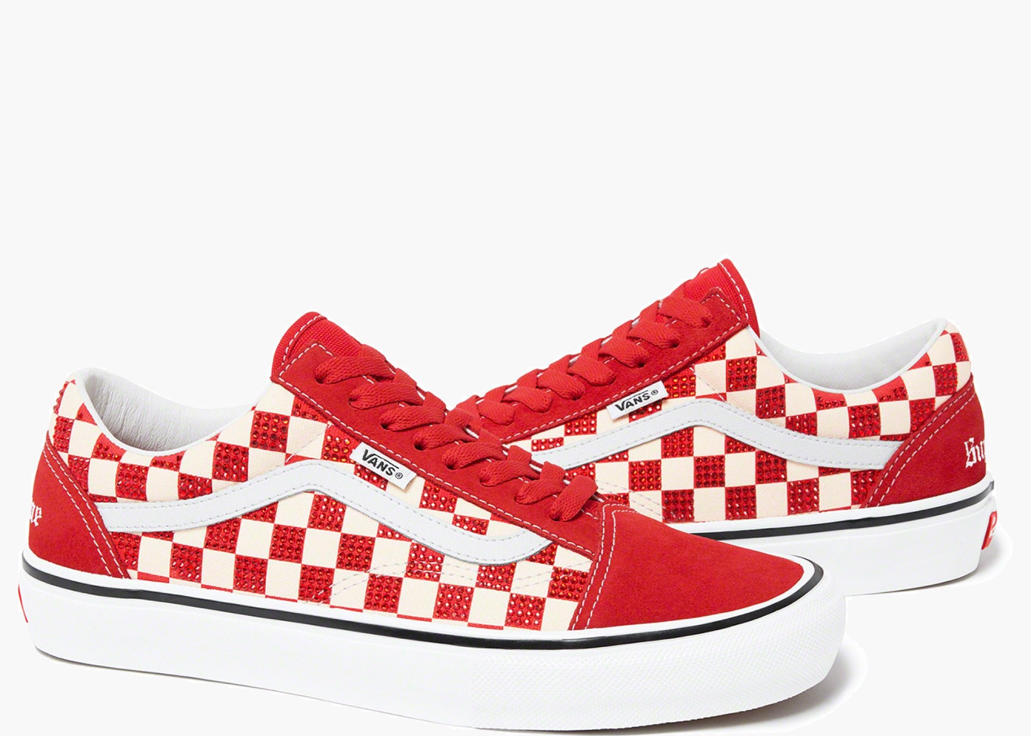 Vans Old Skool Supreme Swarovski Red