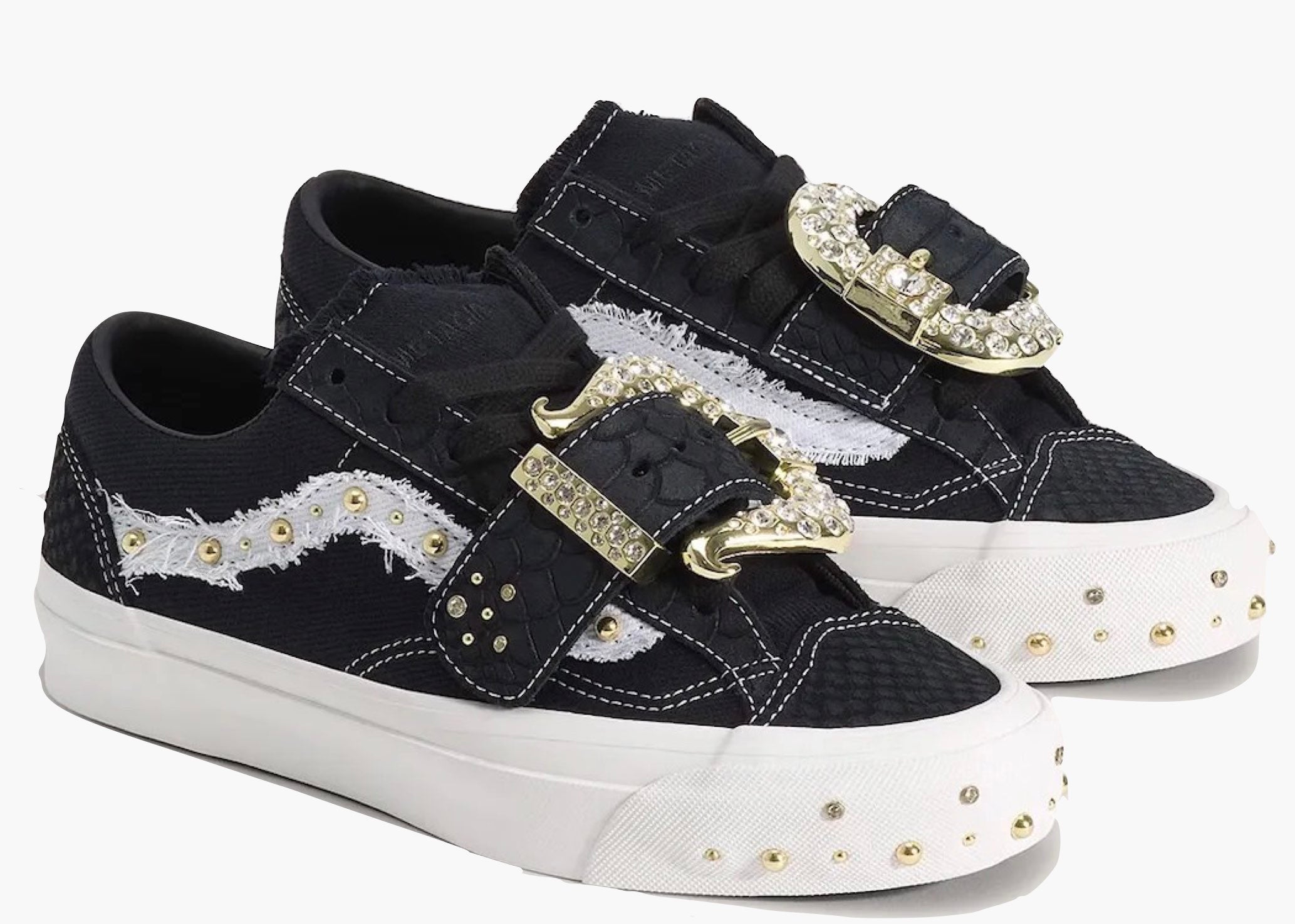 Vans Premium Old Skool 36 Metagirl Buckle Black White VN000ZAZHAB Hype Clothinga Limited Edition
