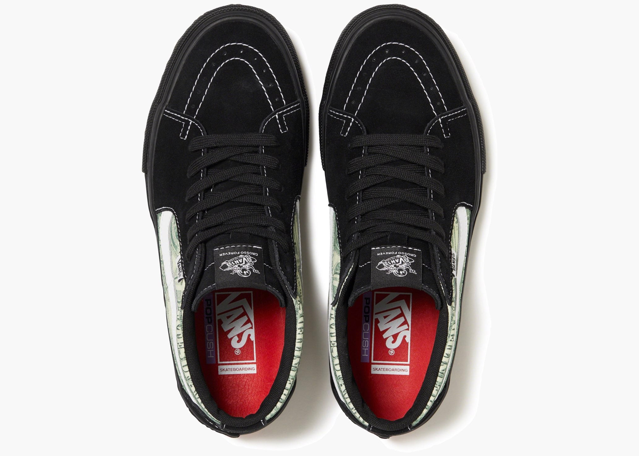 Vans Skate Grosso Mid Supreme Dollar Black VSGMSDB Hype Clothinga Limited Edition