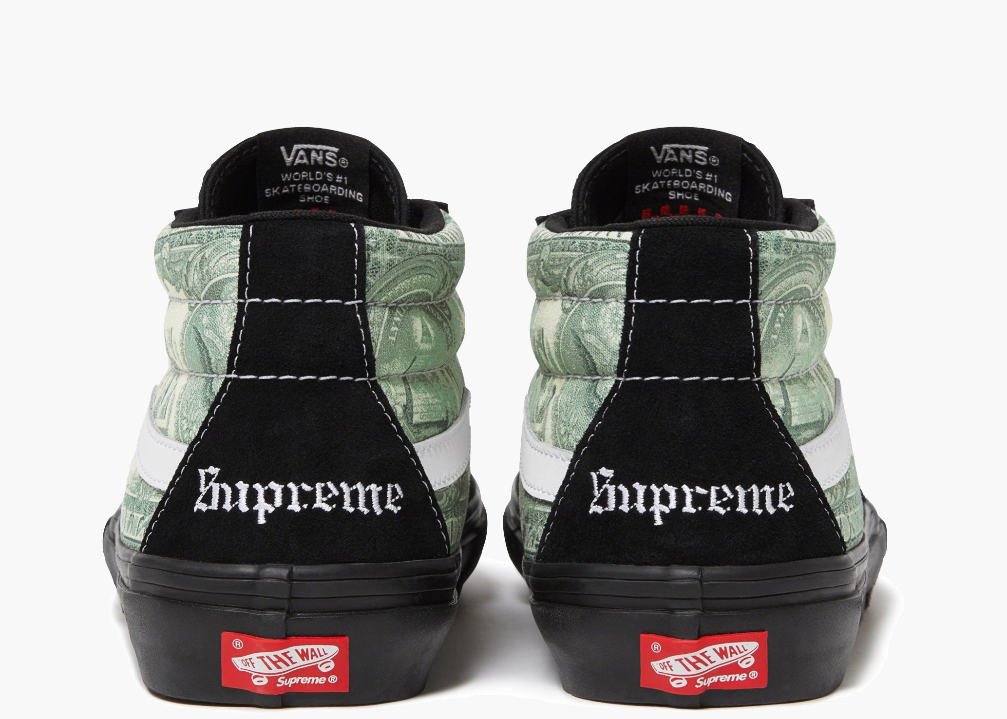Vans Skate Grosso Mid Supreme Dollar Black VSGMSDB Hype Clothinga Limited Edition