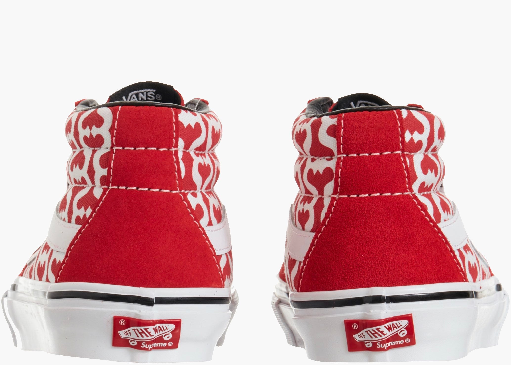 Vans Skate Grosso Mid Supreme Monogram S Logo Red