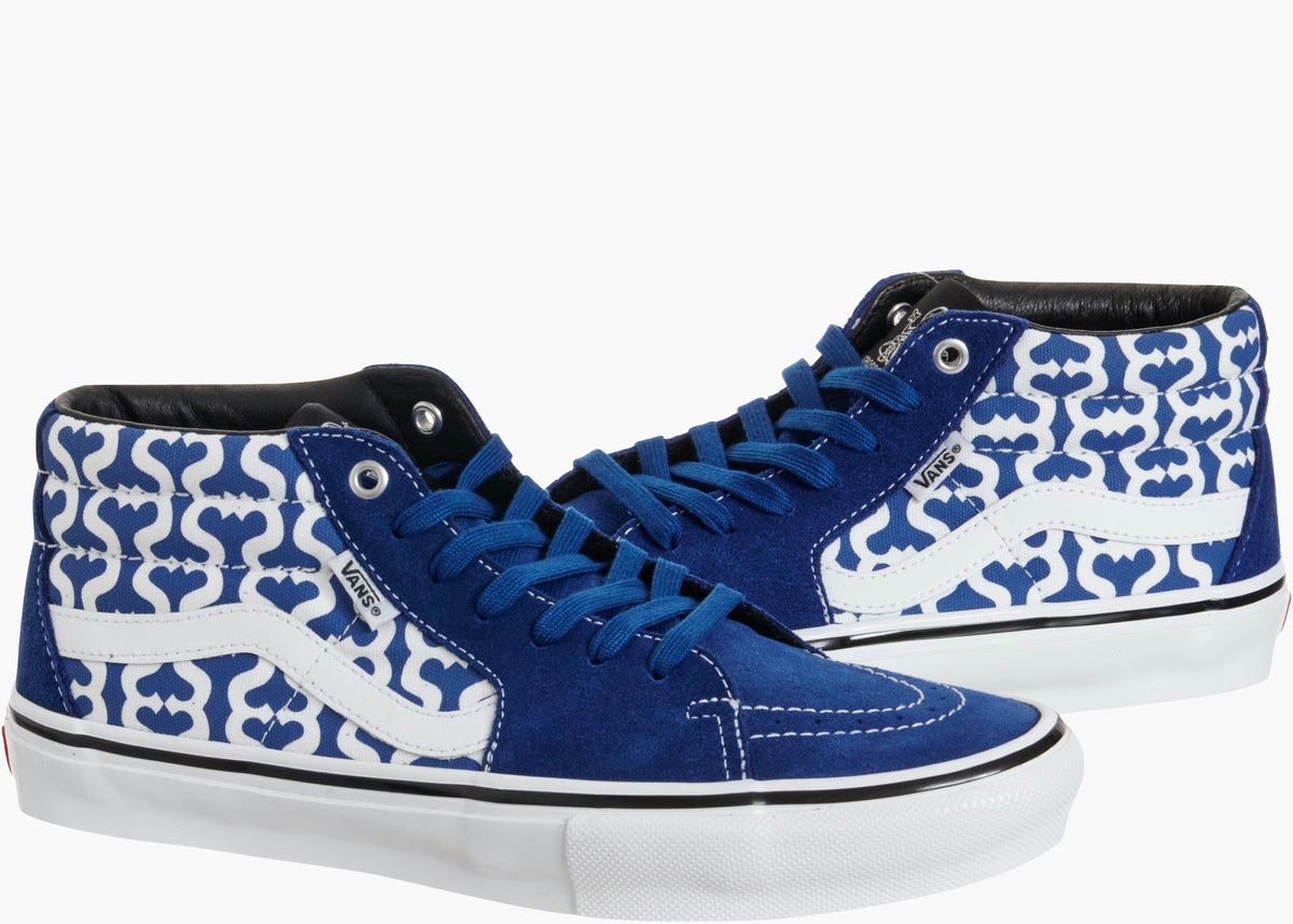 Vans Skate Grosso Mid Supreme Monogram S Logo Royal