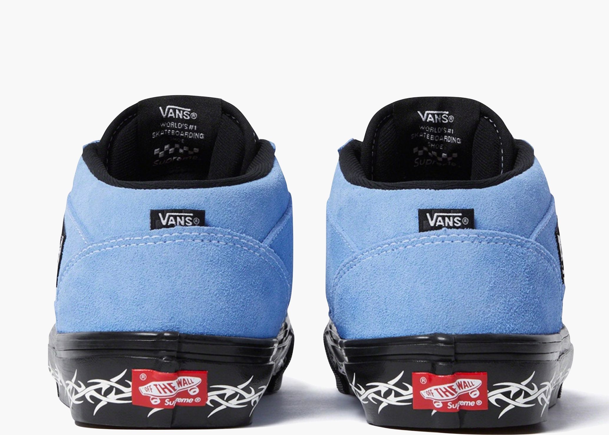 Vans Skate Half Cab Supreme Tribal Barbed Wire Light Blue Hype Clothinga Limited Edition