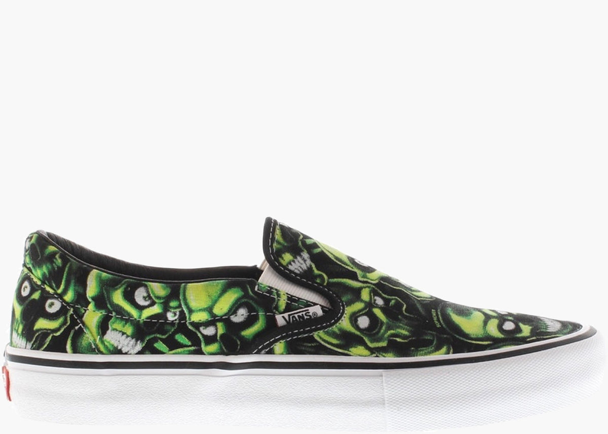 Vans Slip-On Supreme Skull Pile (Green)