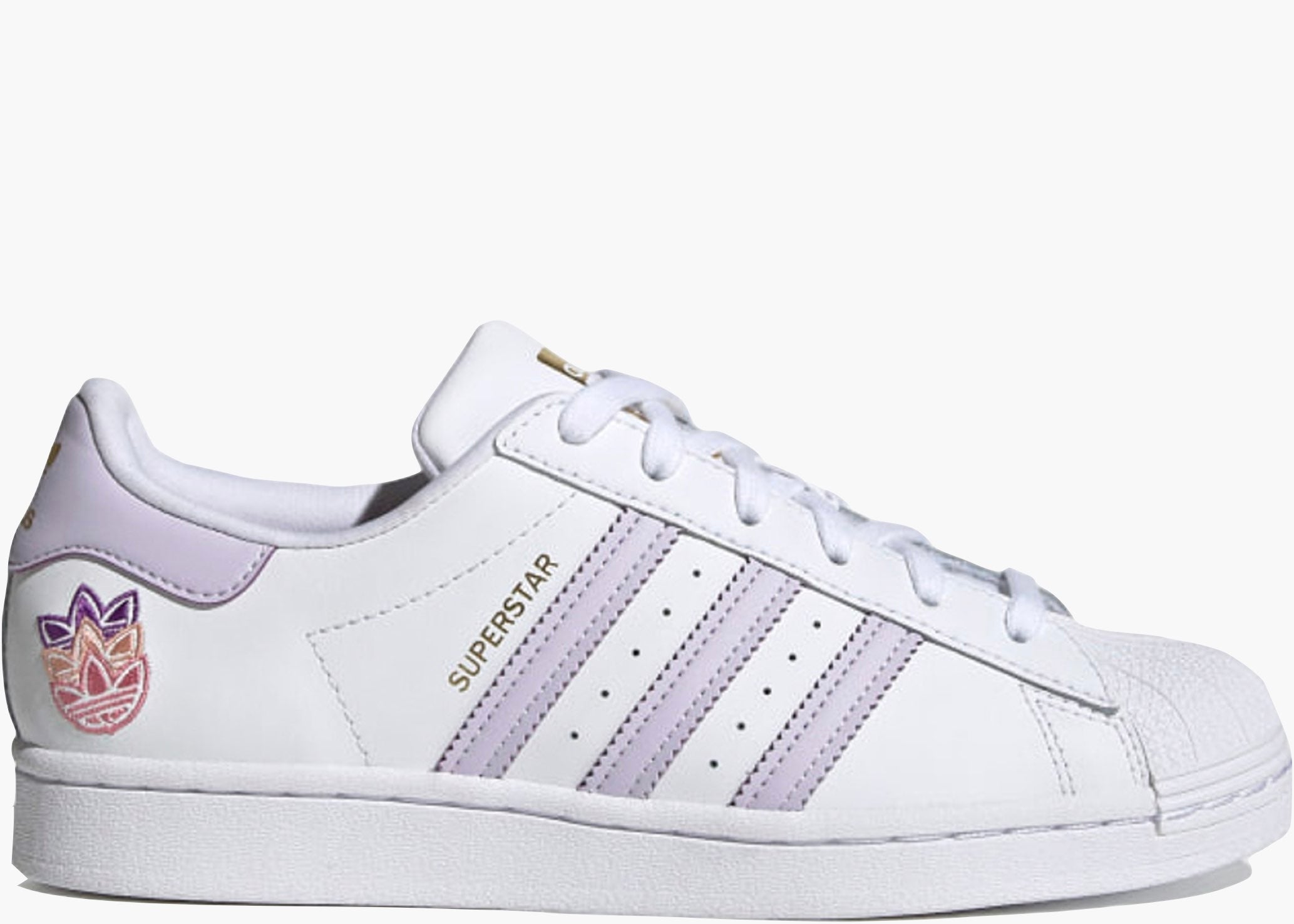 adidas Superstar Trefoil White Purple Tint (W)