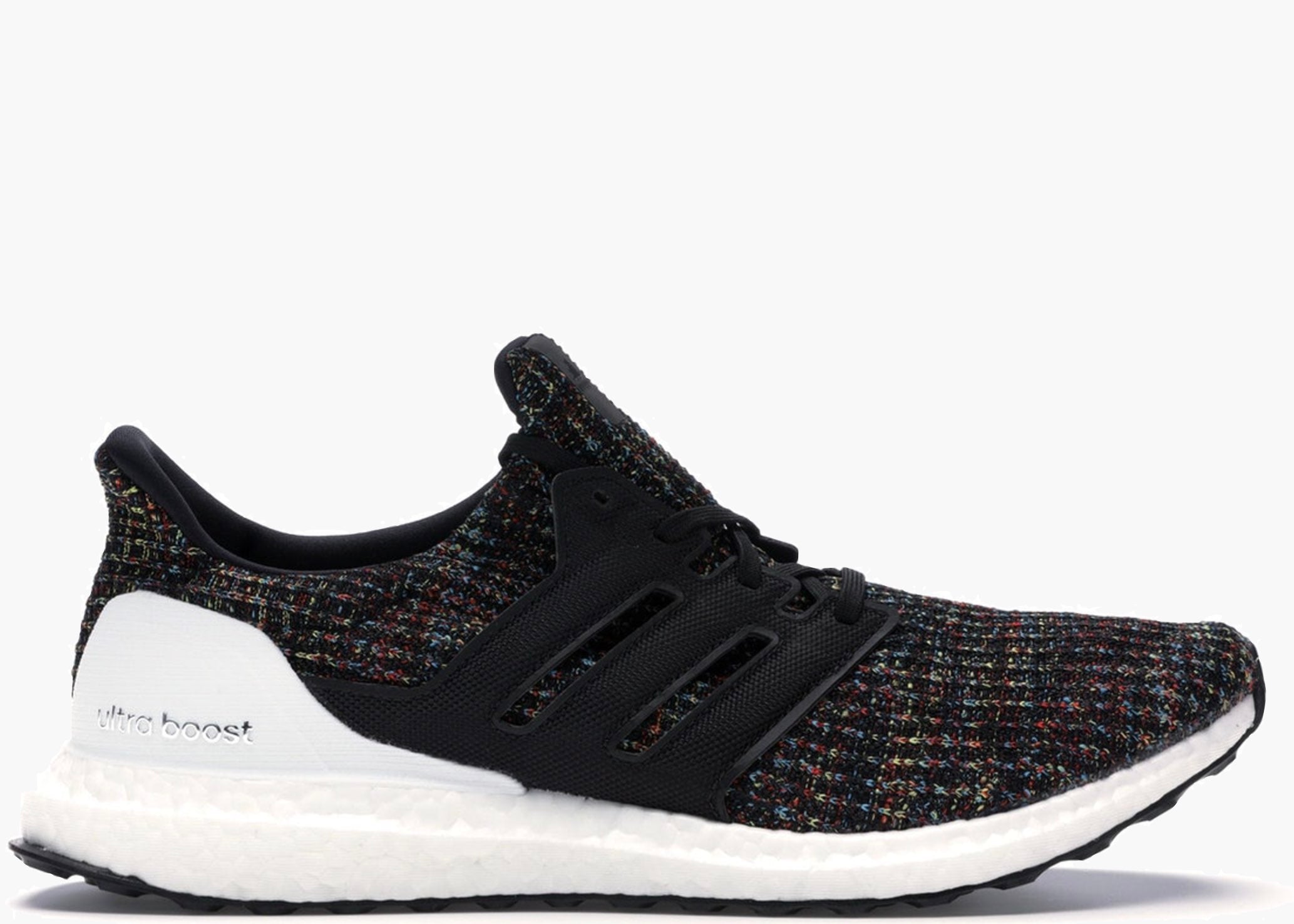 adidas Ultra Boost 4.0 Black Multi-Color White Heel Cage
Hype Clothinga