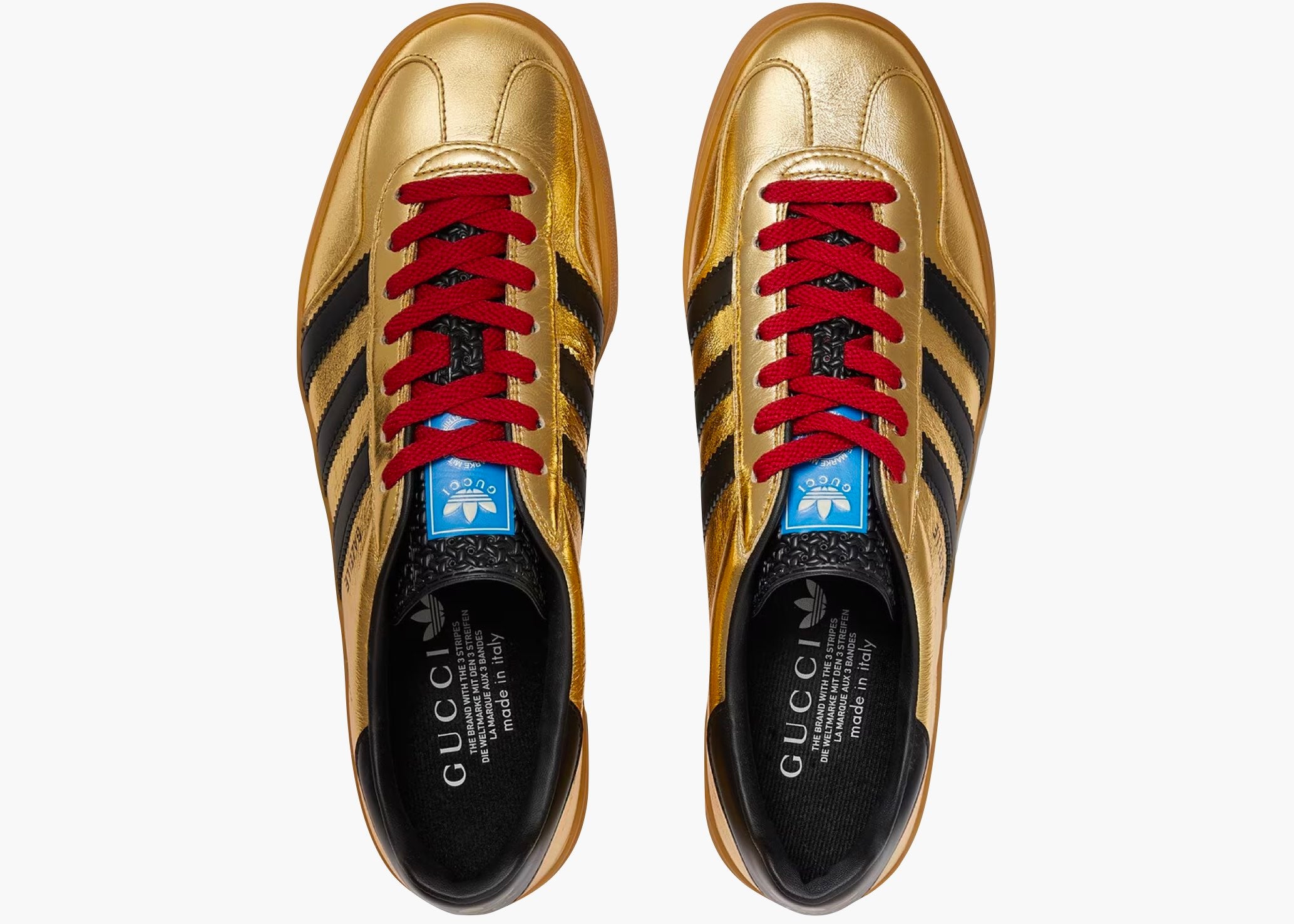 adidas x Gucci Gazelle Metallic Gold Hype Clothinga Limited Edition