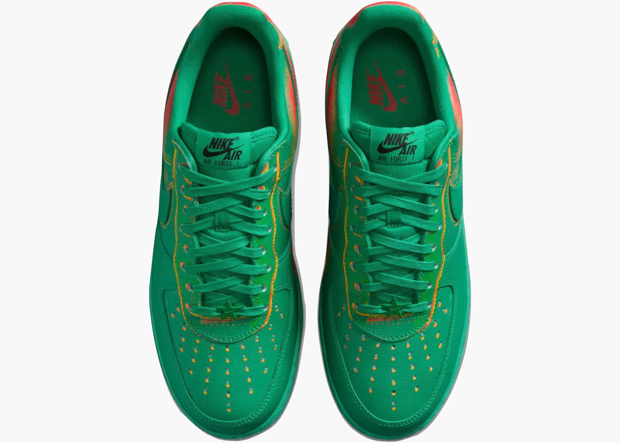 Nike Air Force 1 Low '07 Stadium Green Crimson IB6834-300 hype clothinga limitede edition
