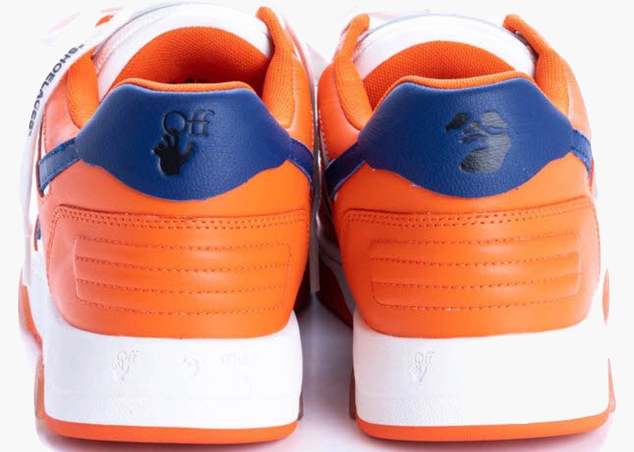 OFF-WHITE Out Of Office OOO Low Tops White Orange Blue Hype Clothinga Limited Edition