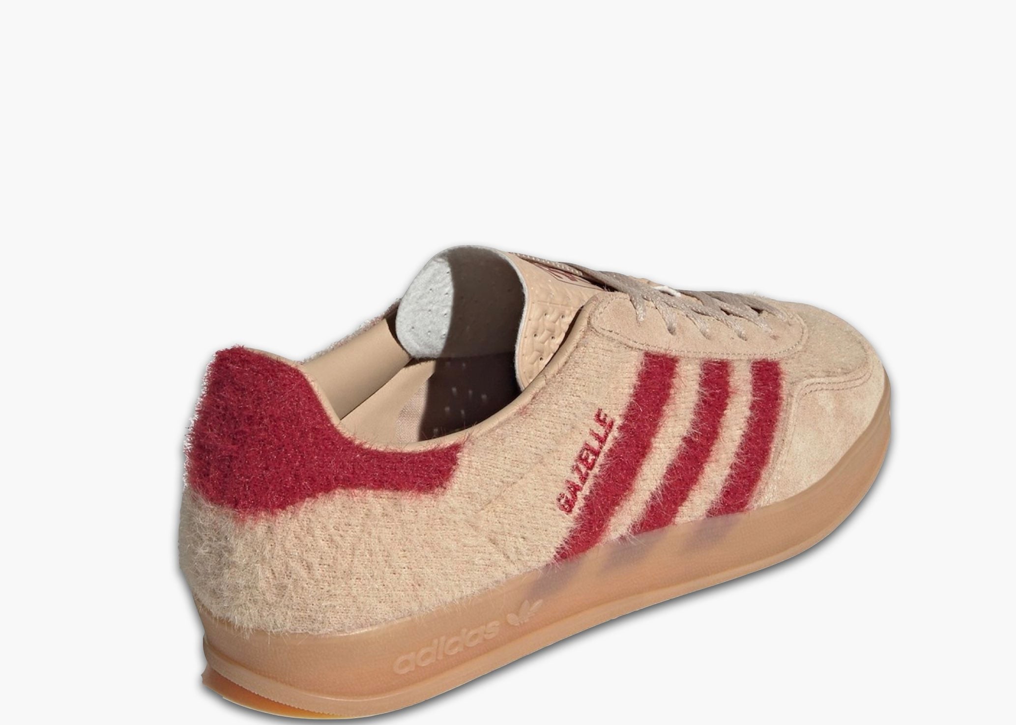 Adidas Gazelle Indoor Magic Beige Victory Red (W)JP8341 Hype Clothinga Limited edition