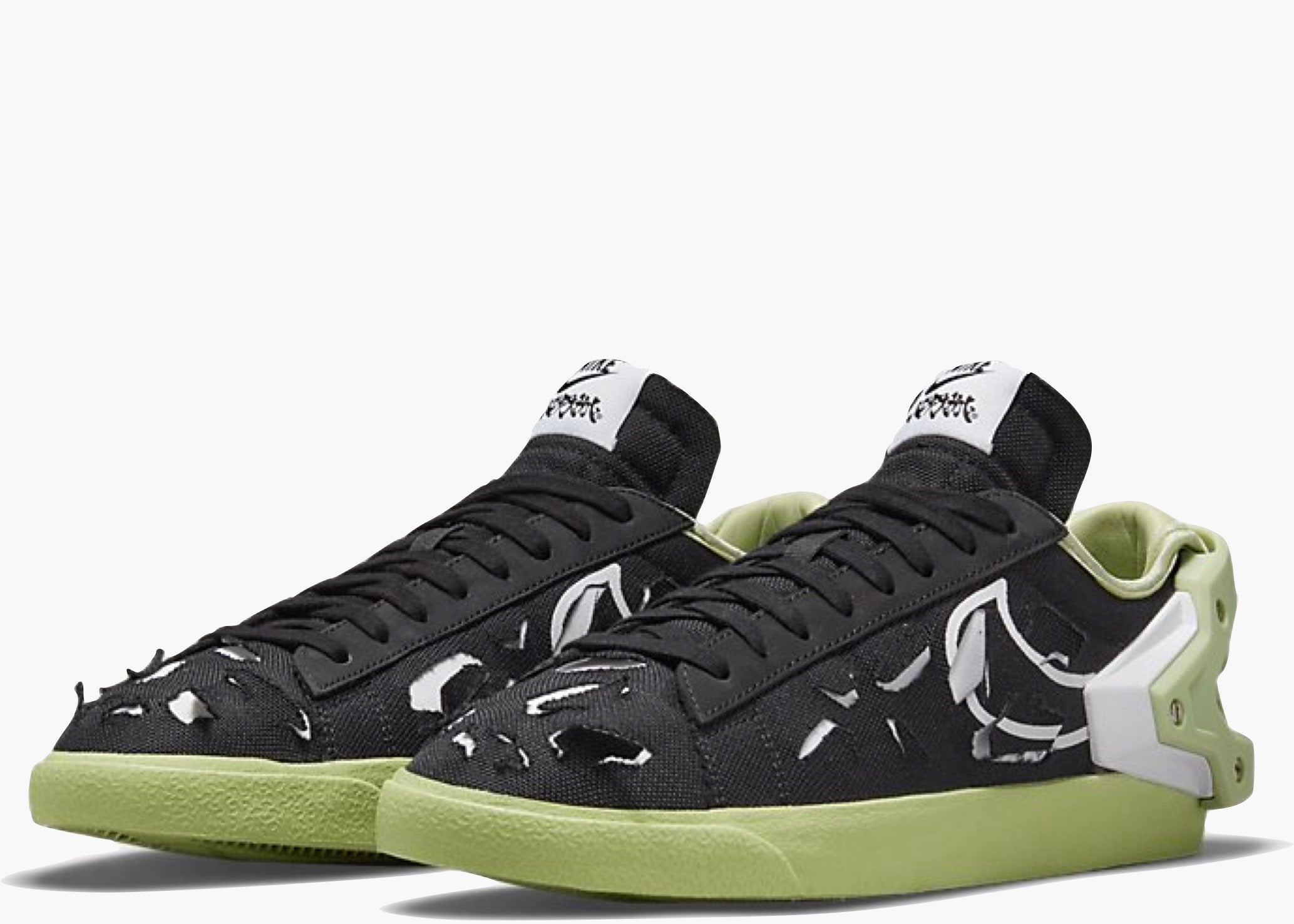 Nike Blazer Low Acronym Black Olive Aura DO9373-001 Hype Clothinga Limited Edition