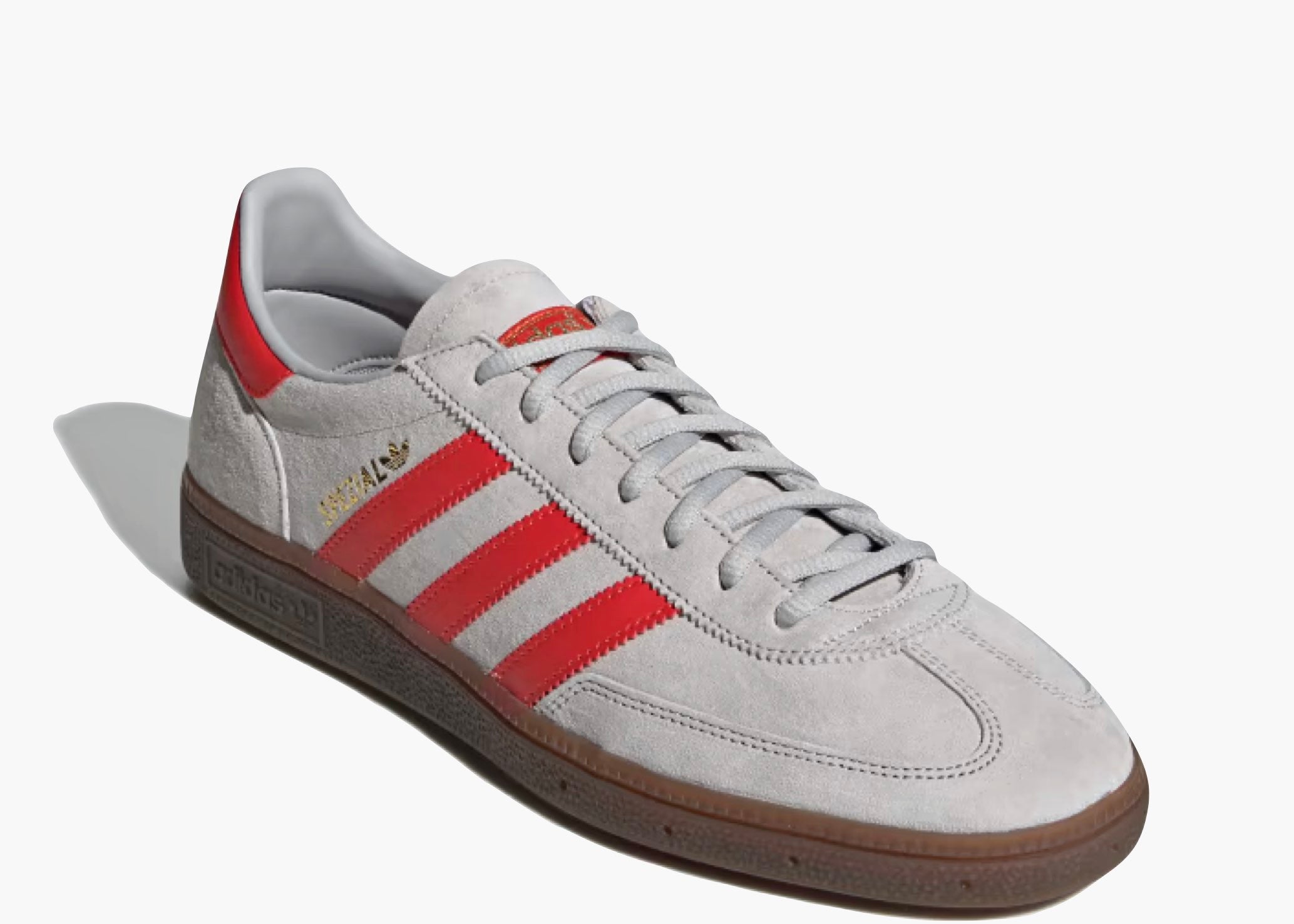 Adidas Handball Spezial Grey Hi Res Red EF5747 Hype Clothinga limited edition