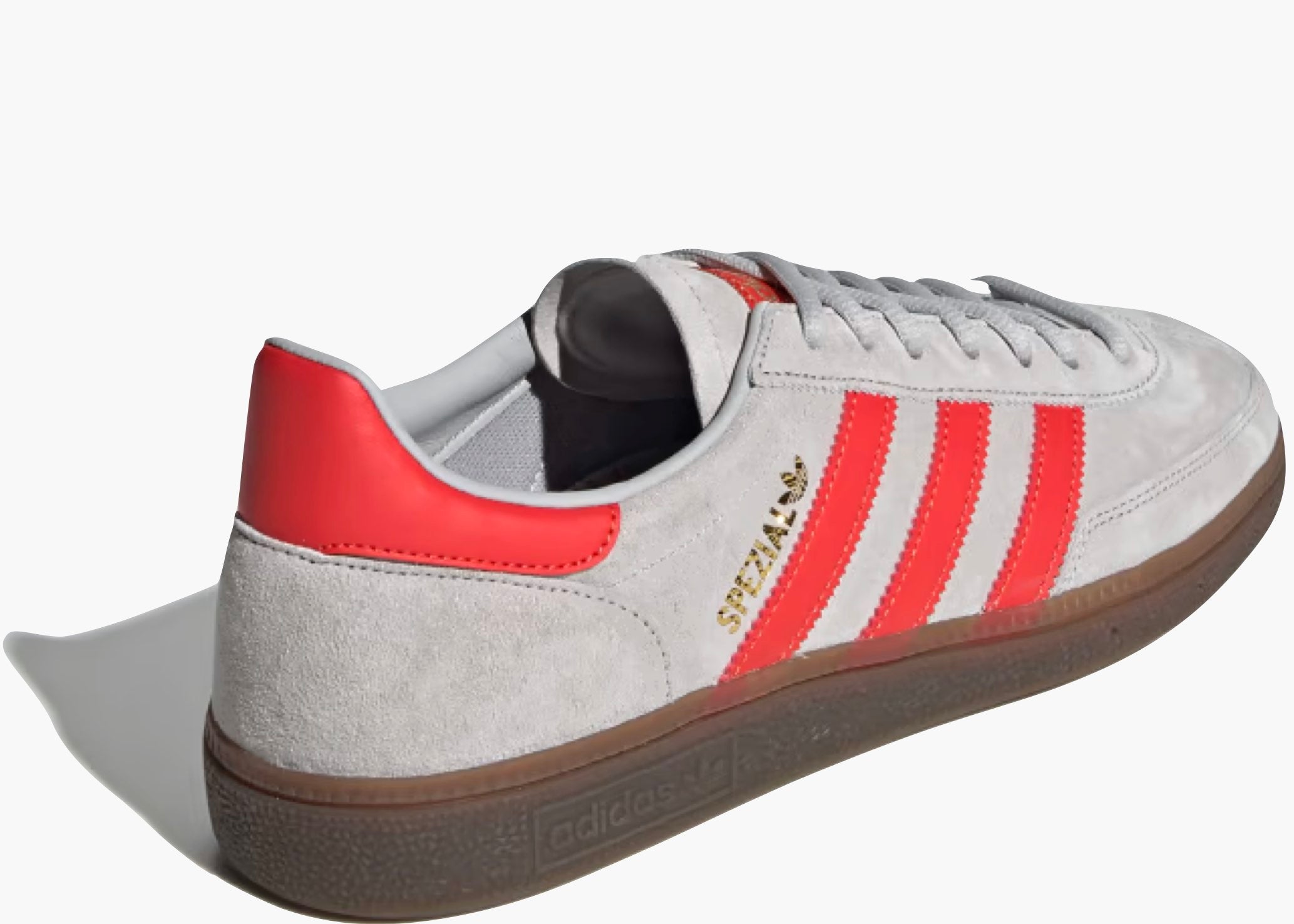 Adidas Handball Spezial Grey Hi Res Red EF5747 Hype Clothinga limited edition