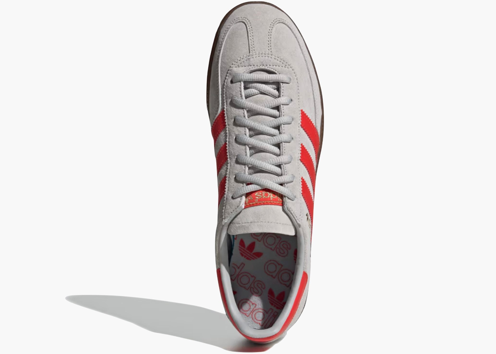 Adidas Handball Spezial Grey Hi Res Red EF5747 Hype Clothinga limited edition
