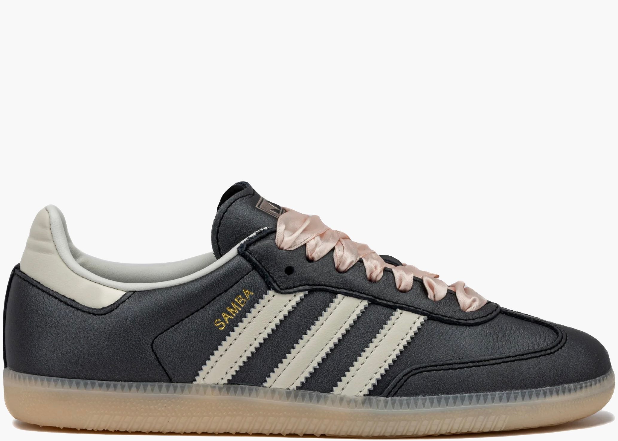 Adidas Samba OG Black Pink Ribbon Laces (W) IH8047 hype clothinga limited edition