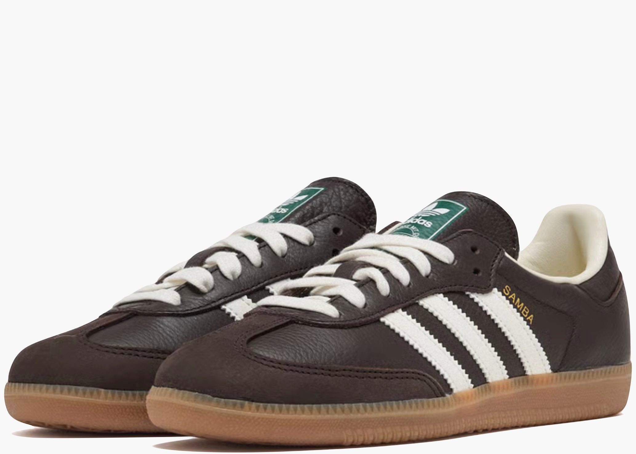 Adidas Samba OG Dark Brown Off White Gum JR0891 hype clothinga limited edition