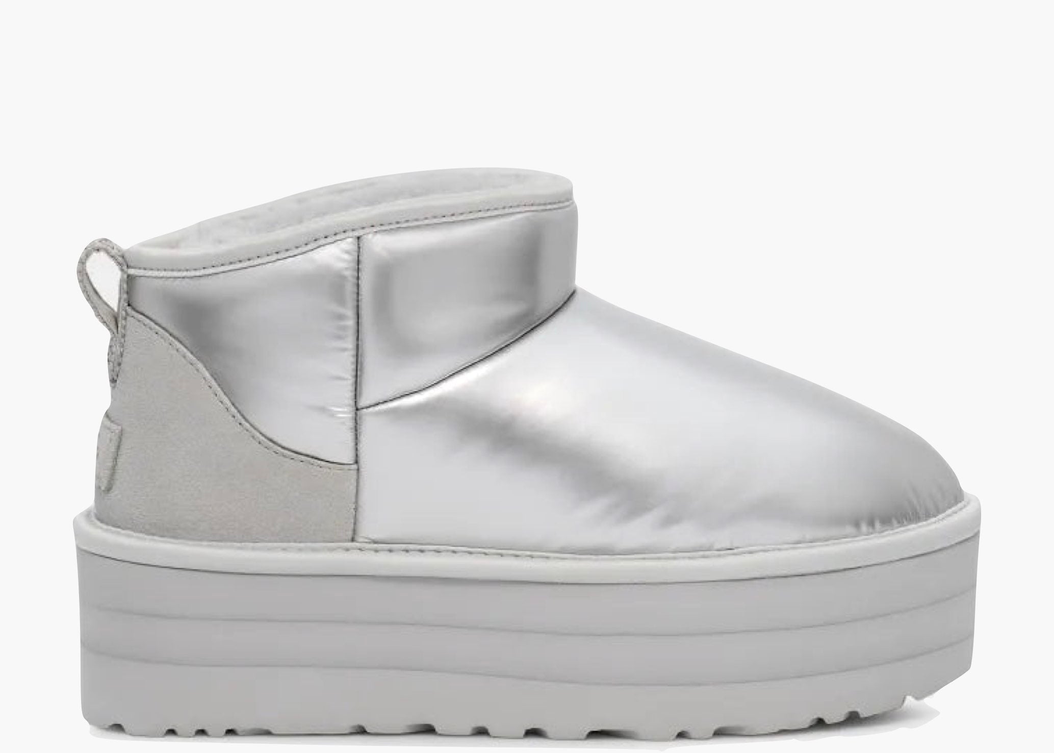 UGG Ultra Mini Platform Hi Shine Boot Silver (W) 1144048-SLVR Hype Clothinga limited edition..