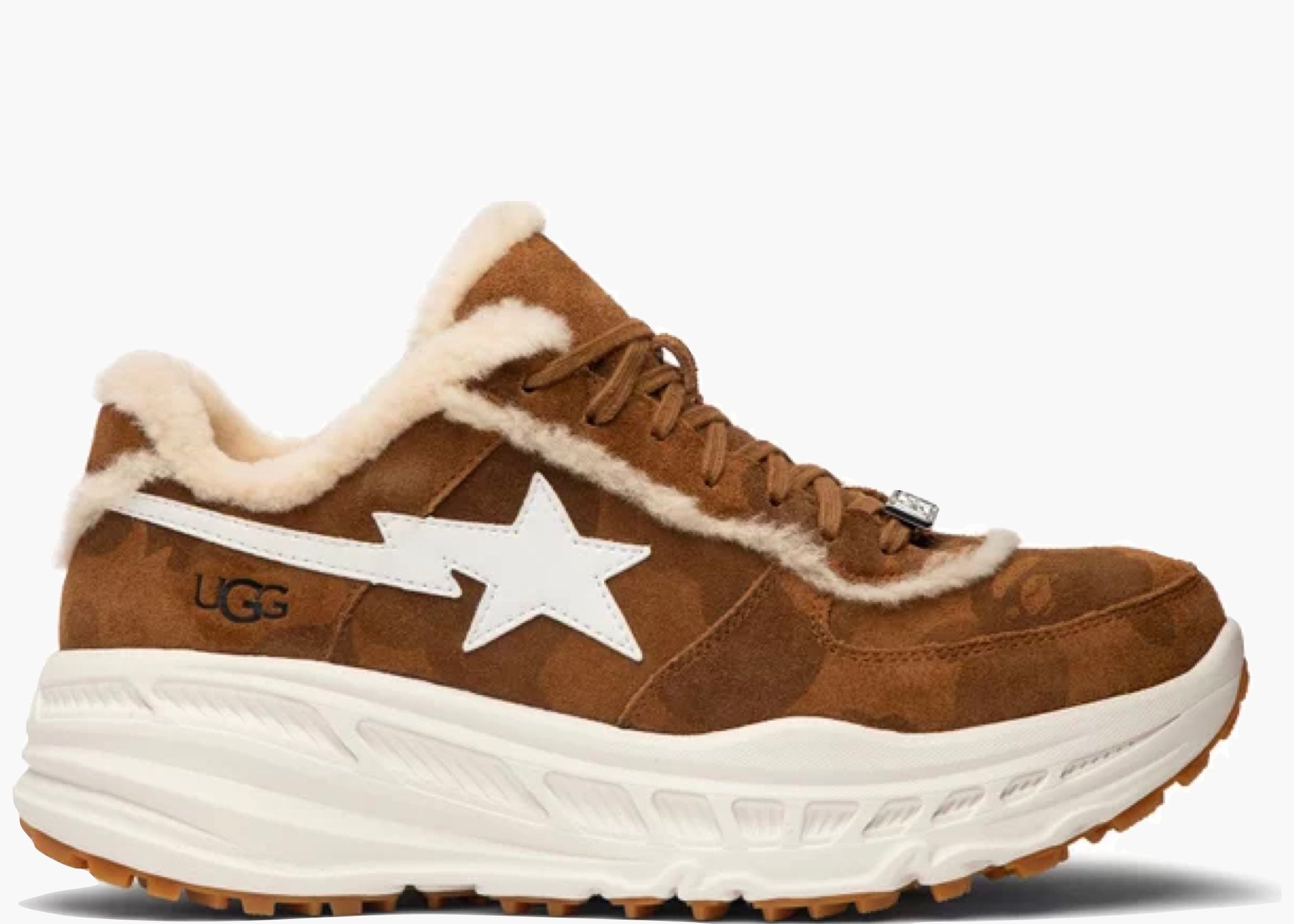 UGG Bape Sneaker A Bathing Ape Chestnut 1F23-191-908/1105400 M CHE Hype Clothinga Limited Edition