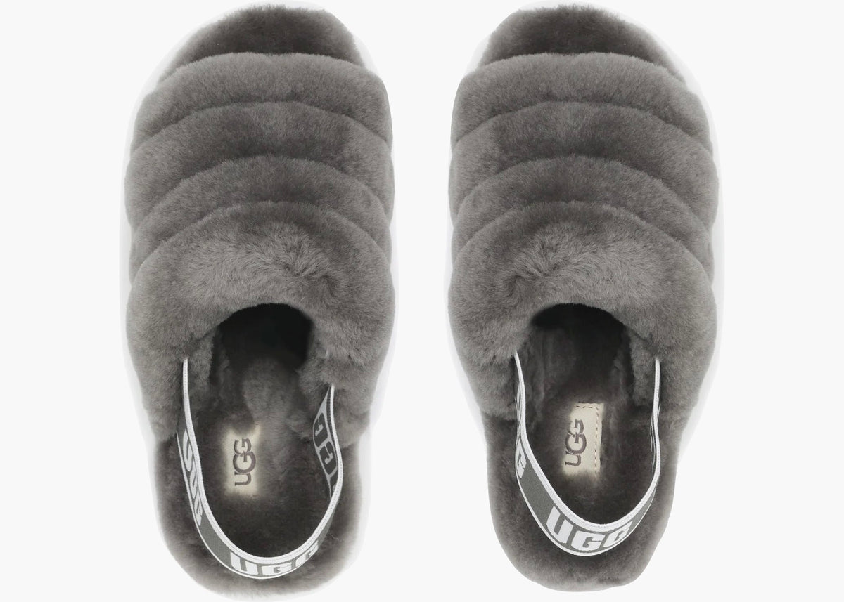 UGG Fluff Yeah Slide Charcoal (W)1095119-CHRC Hype Clothinga Limited Edition