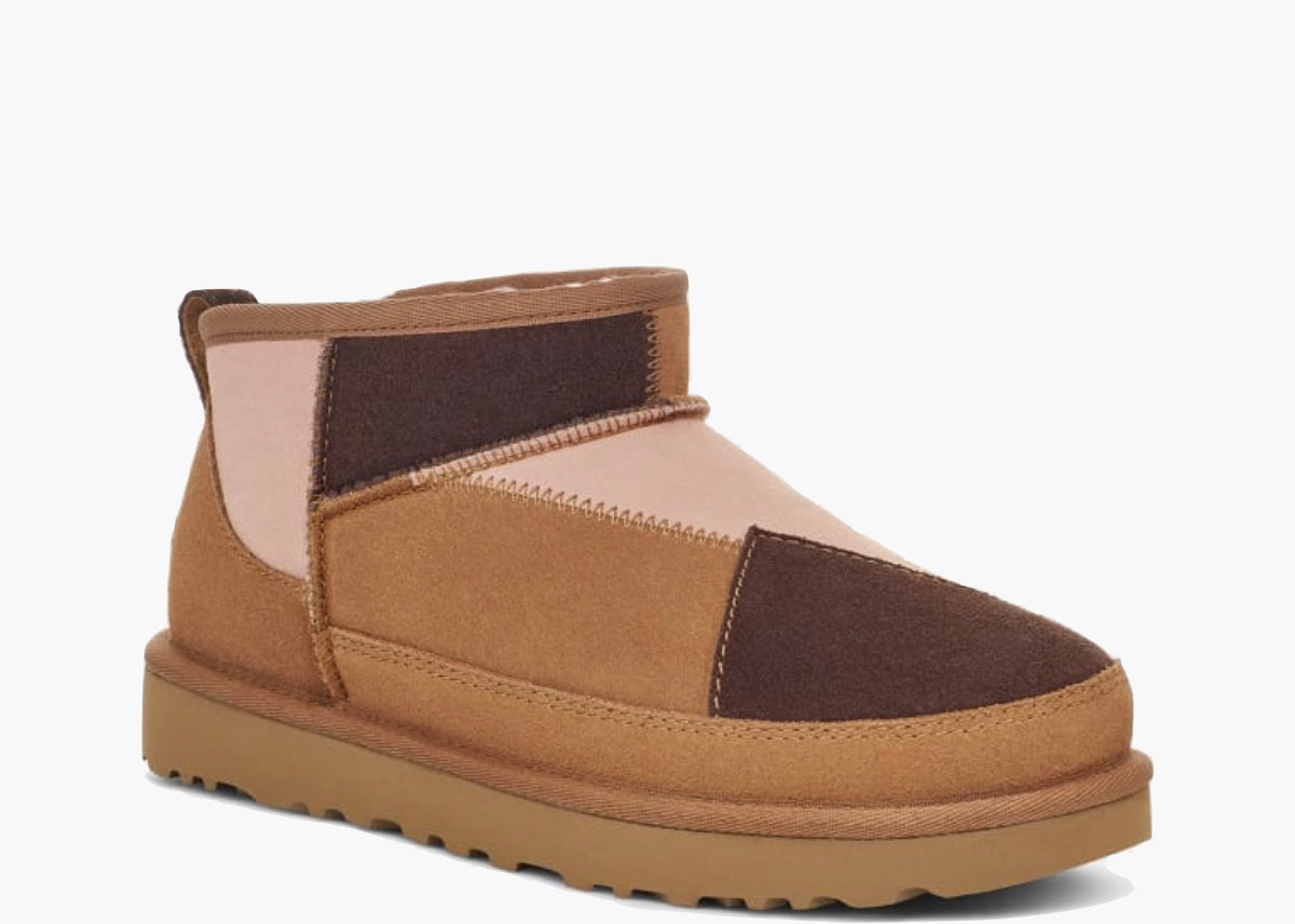 UGG Classic Ultra Mini Boot Reimagined Chestnut Multi (W) 1167174-CHMU Hype Clothinga limited edition