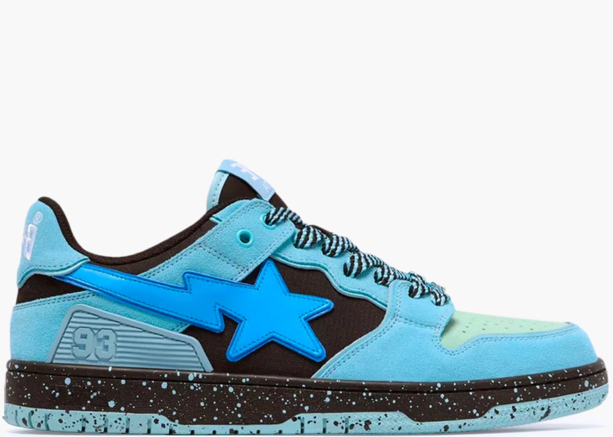 A Bathing Ape Bape SK8 Sta #6 Blue Green  001FWJ201004_GRN Hype Clothinga Limited Edition