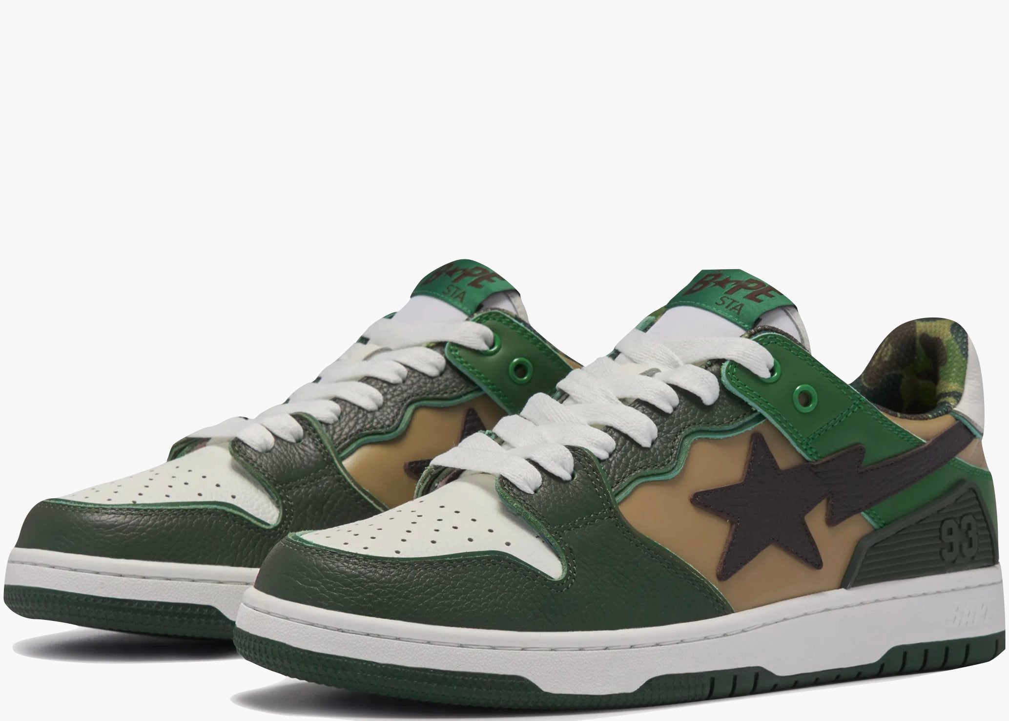 A Bathing Ape Bape SK8 Sta ABC Camo Green (2022) Hype Clothinga Limited Edition