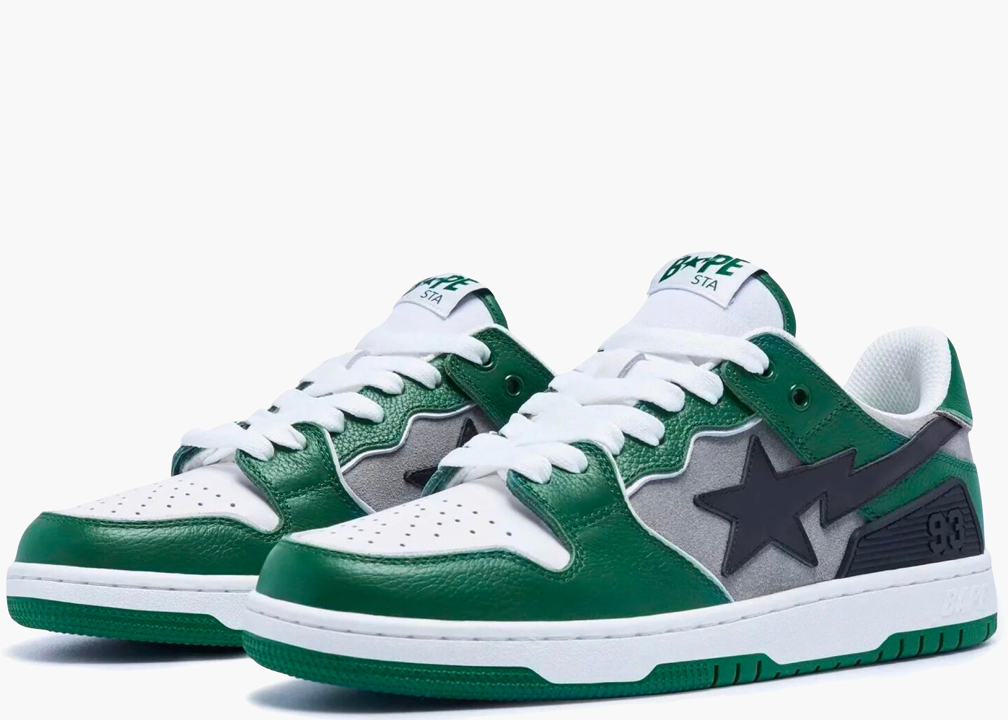 A Bathing Ape Bape SK8 Sta Green Grey  Hype Clothinga Limited Edition
