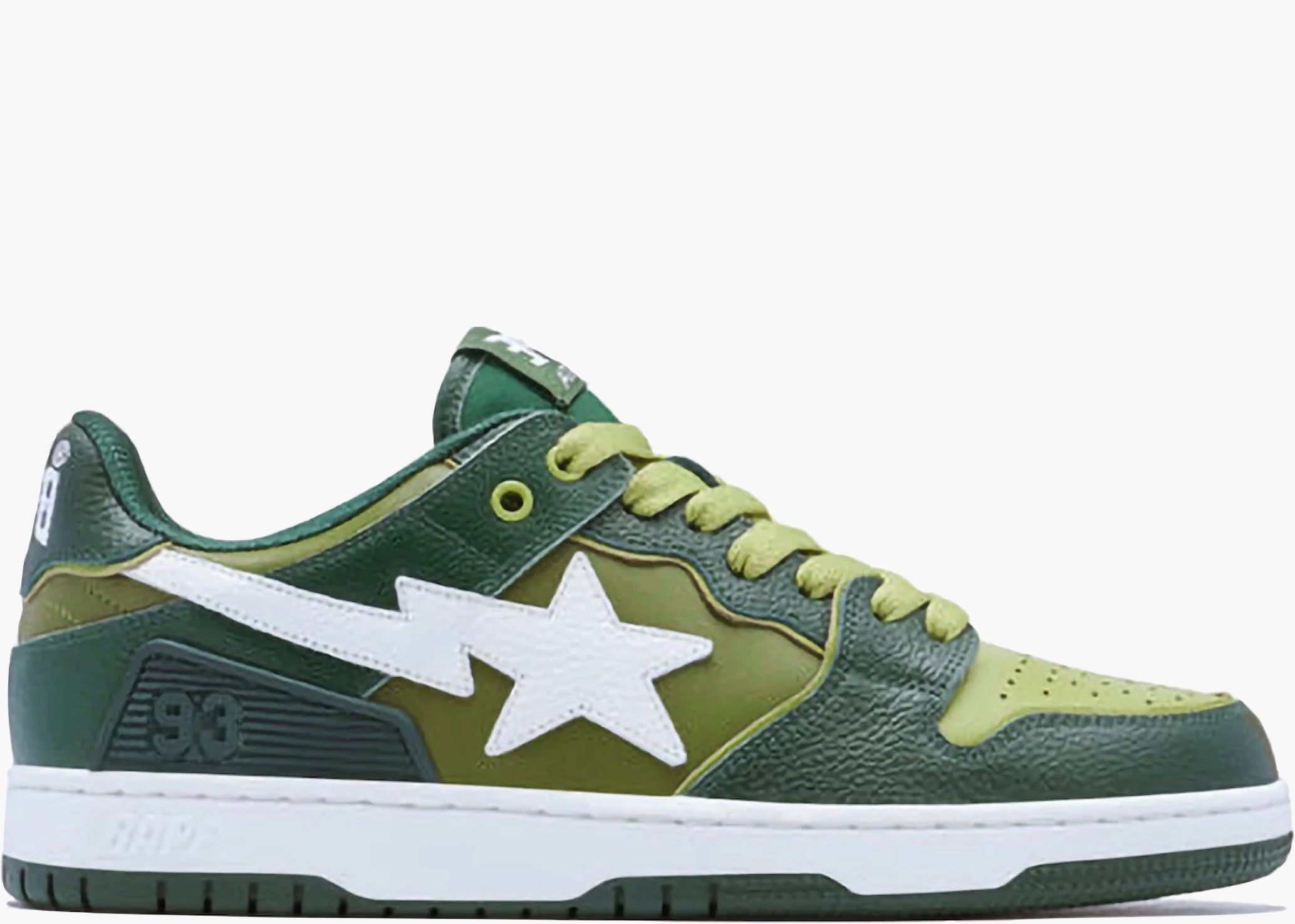 A Bathing Ape Bape SK8 Sta Green White 1J30-291-024/1J30-191-024 Hype Clothinga Limited Edition