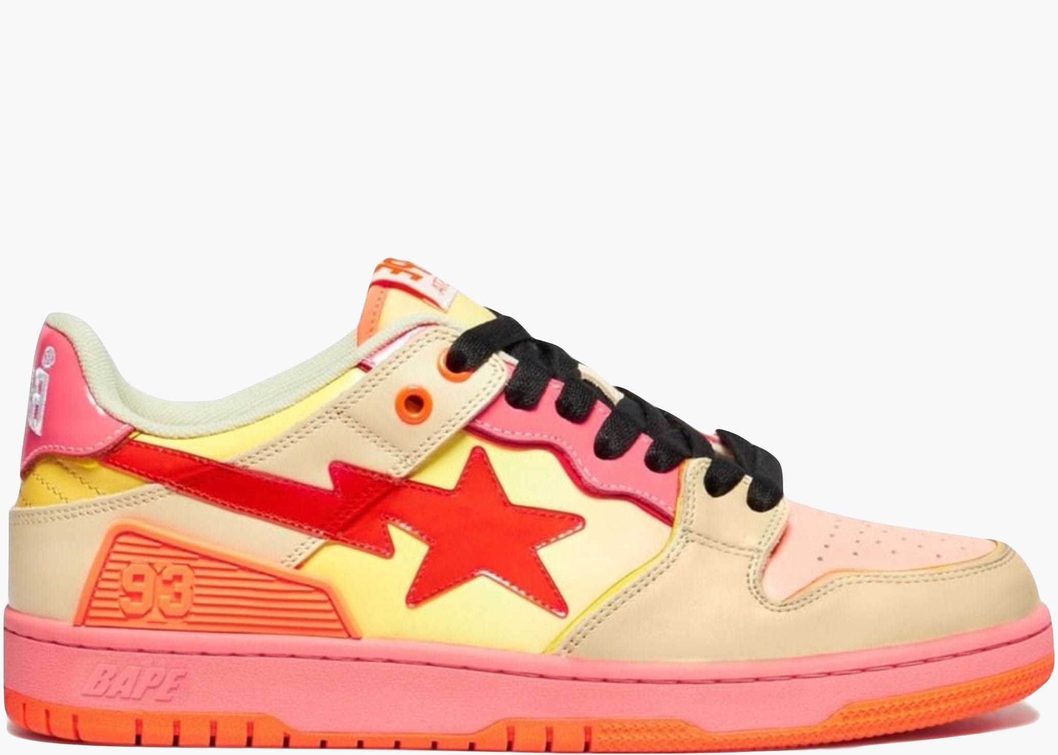 A Bathing Ape Bape SK8 Sta Orange Hype Clothinga Limited Edition