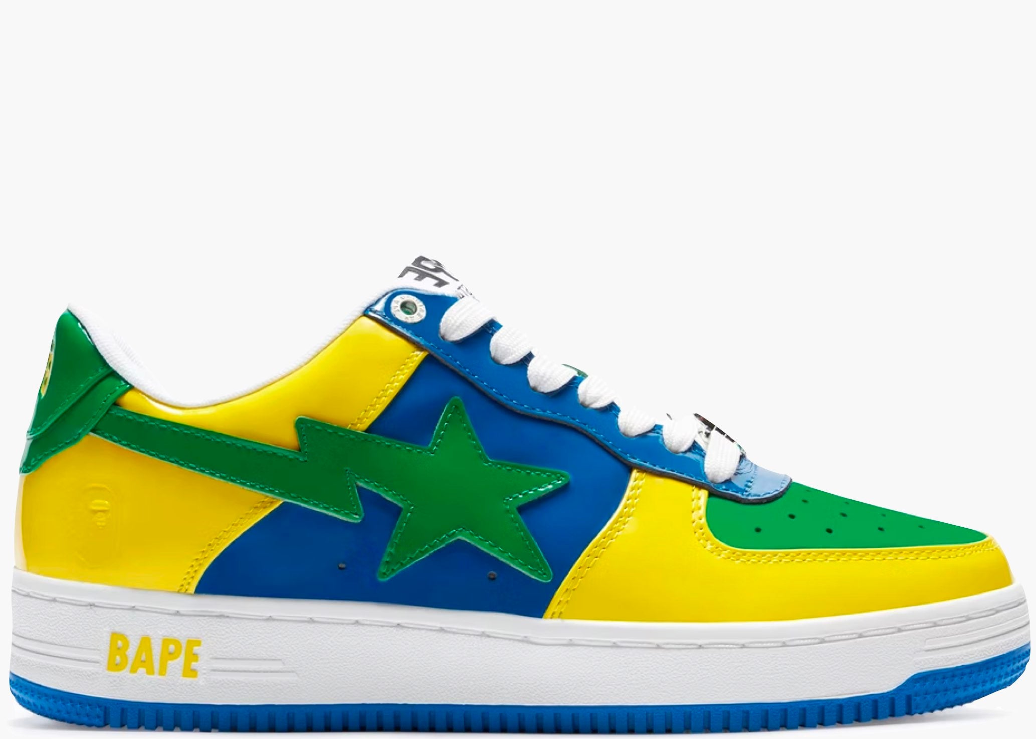 A Bathing Ape Bape Sta Blue Yellow Green Hype Clothinga Limited Edition