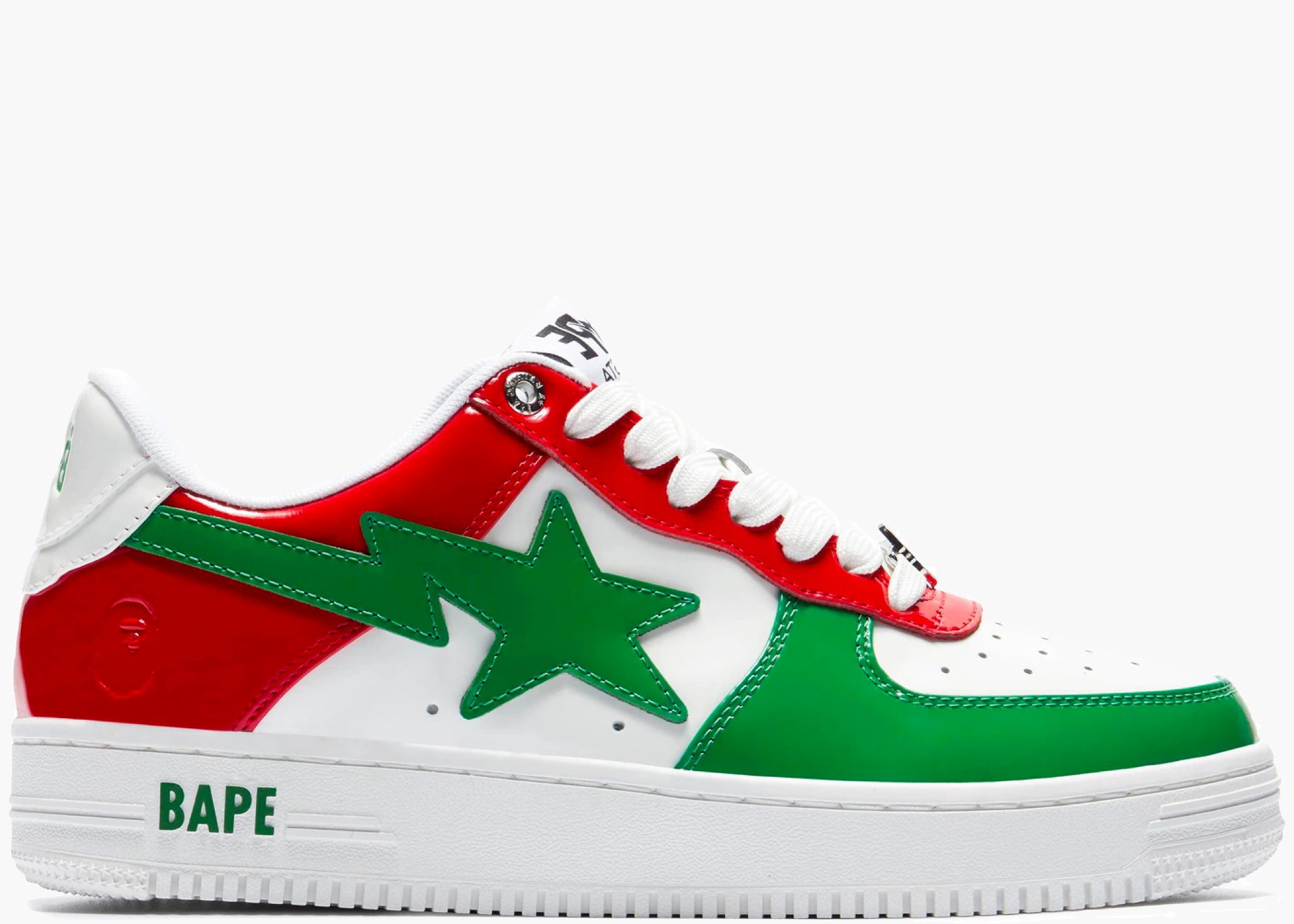 A Bathing Ape Bape Sta Green Red Hype Clothinga Limited Edition