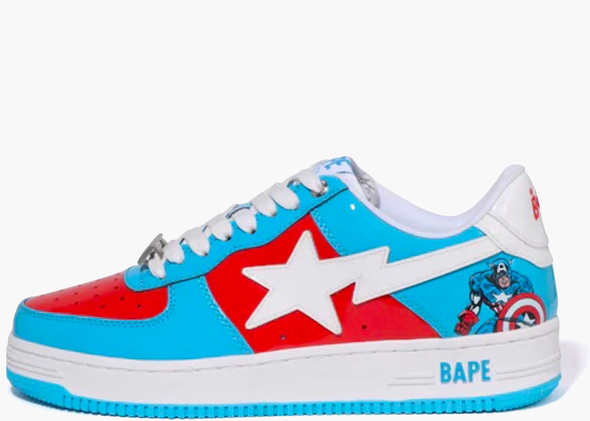 A Bathing Ape Bape Sta Marvel Comics Captain America (2022) Hype Clothinga Limited Edition