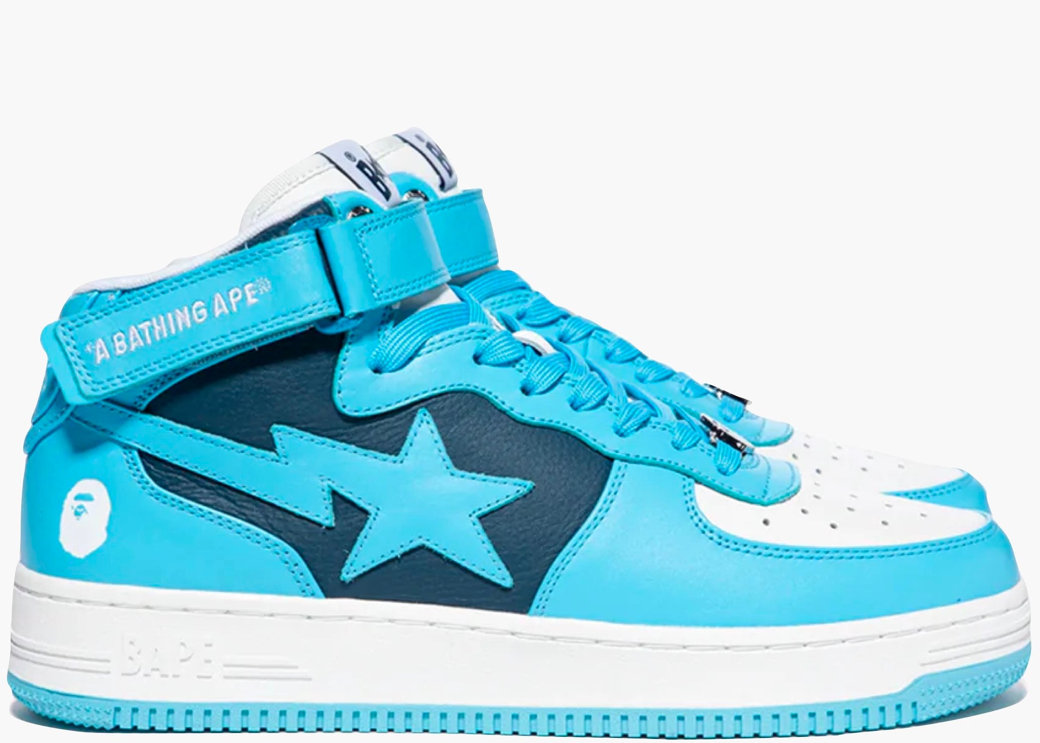 A Bathing Ape Bape Sta Mid Sax (2022) Hype clothinga Limited Edition