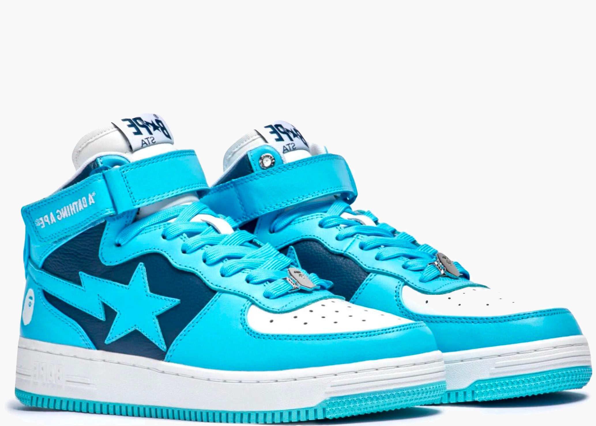 A Bathing Ape Bape Sta Mid Sax (2022) Hype clothinga Limited Edition