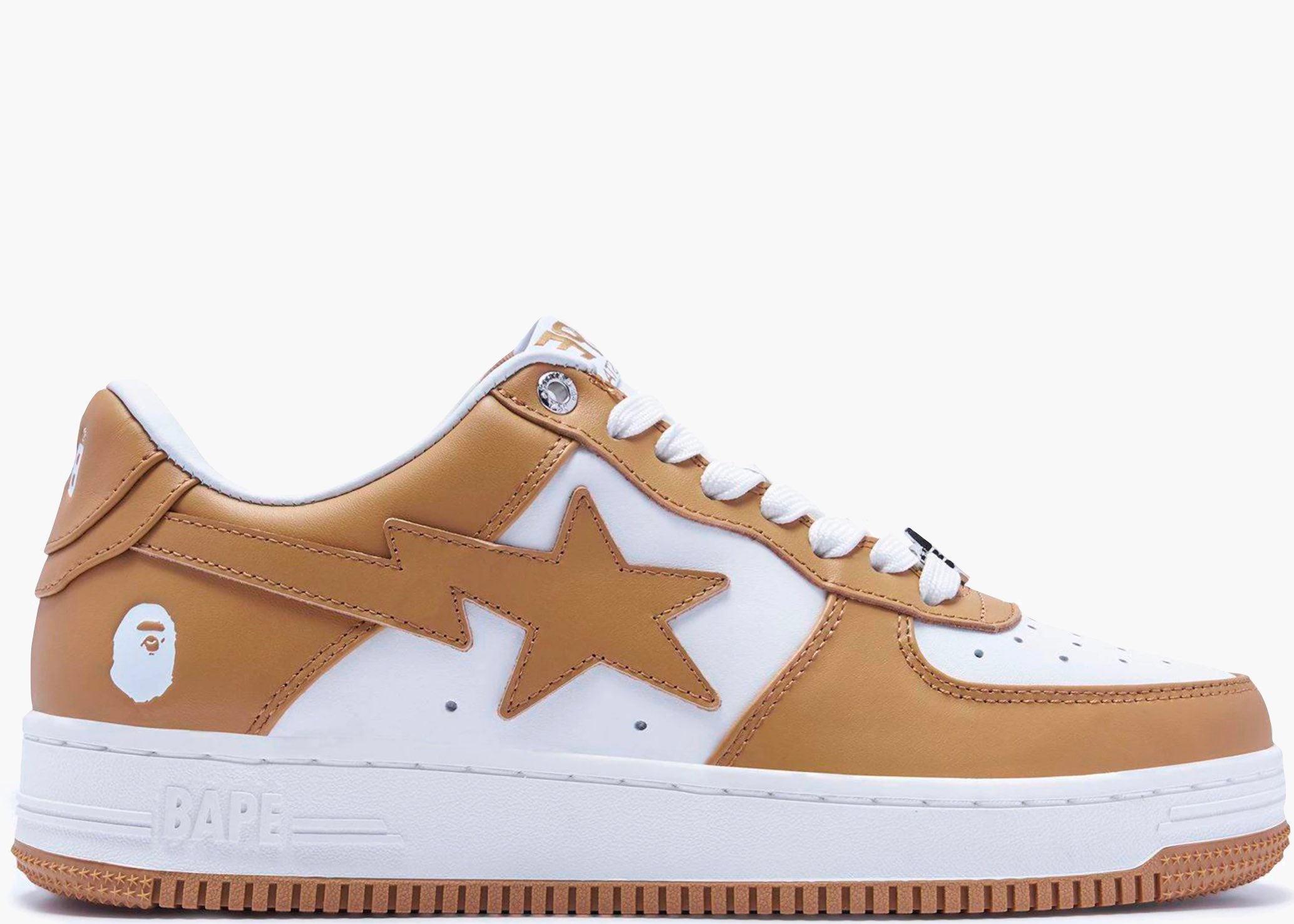 A Bathing Ape Bape Sta White Beige (2022) Hype Clothinga Limited Edition