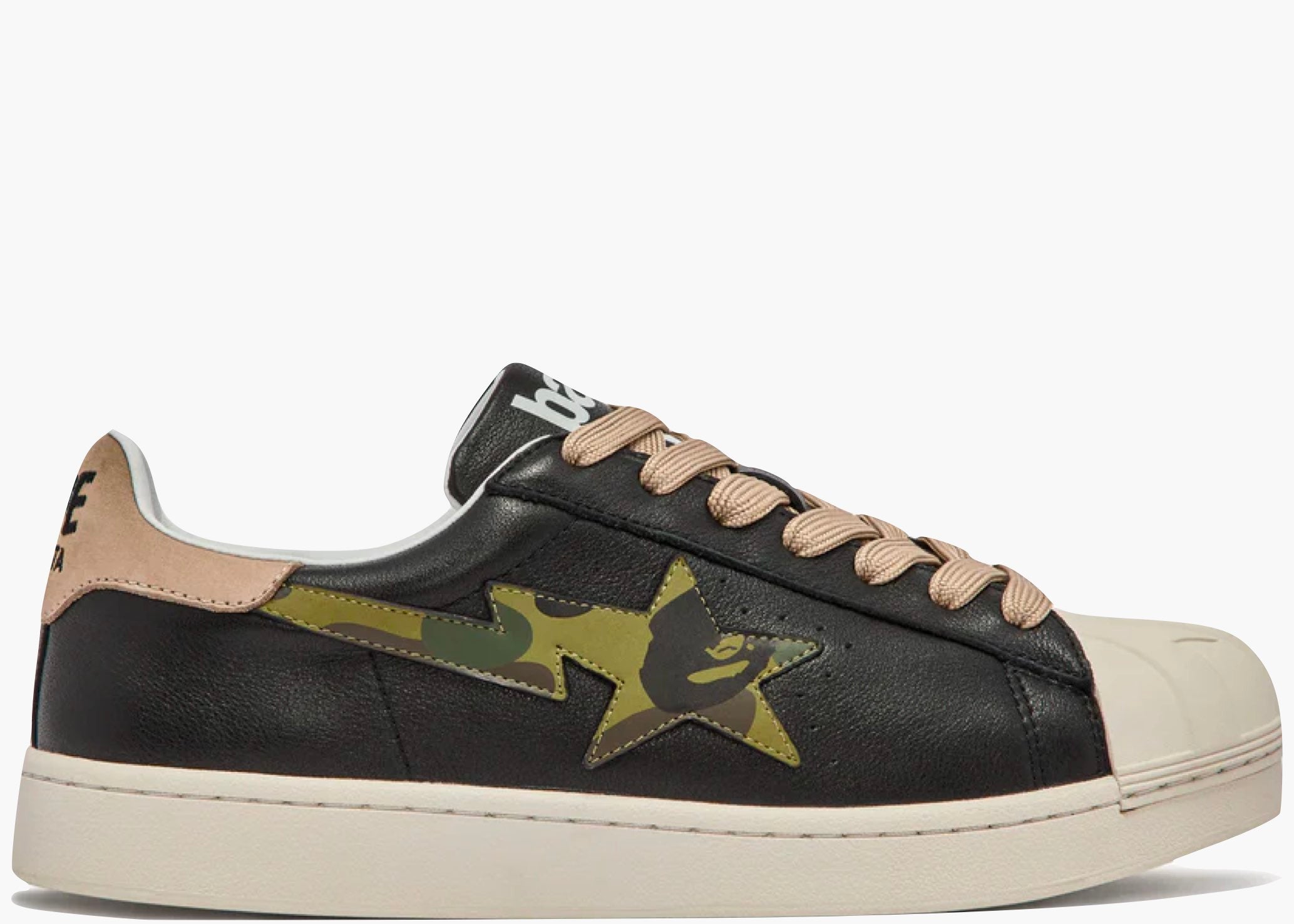 A Bathing Ape Skull Sta Black Beige Hype Clothinga Limited Edition