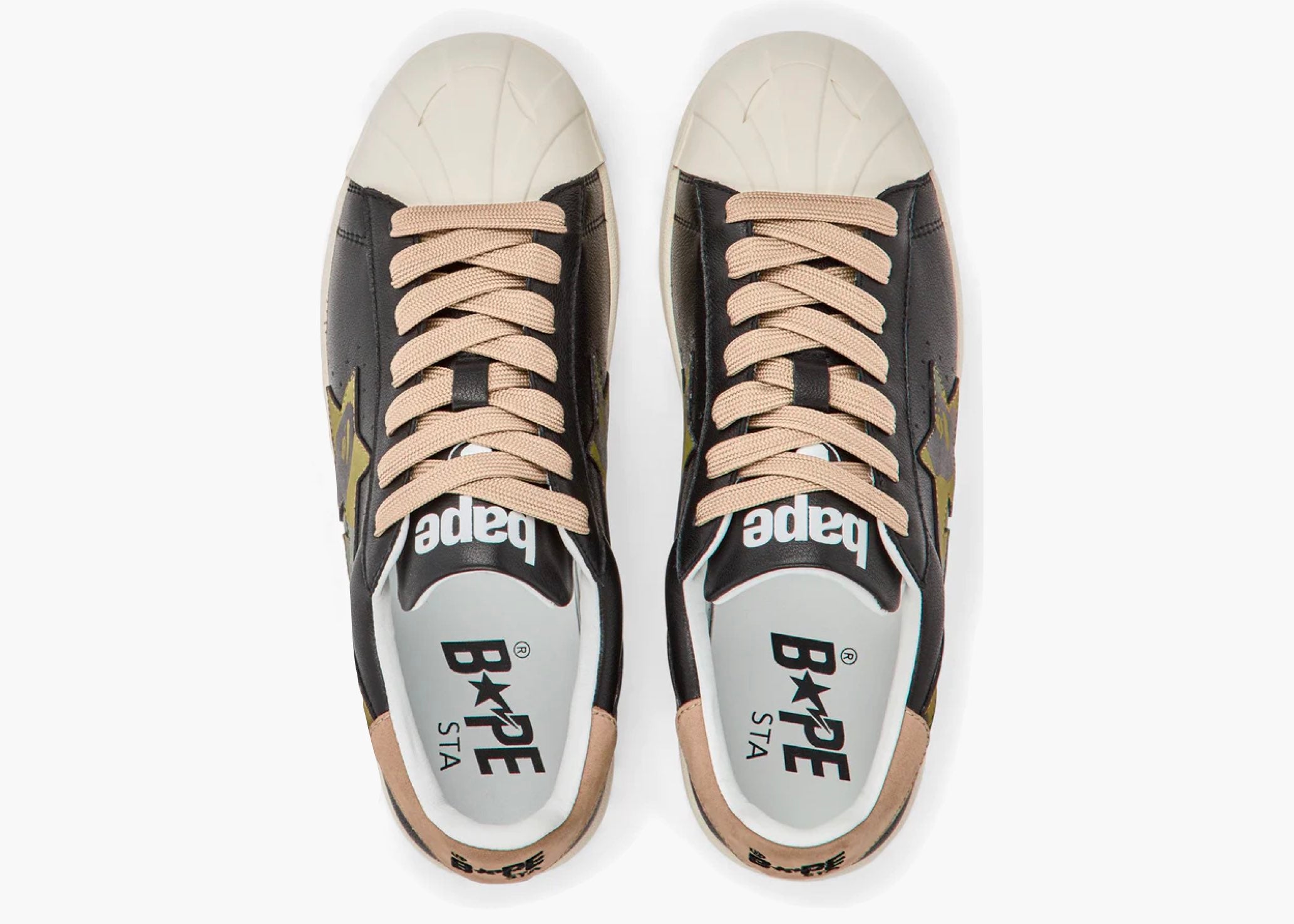 A Bathing Ape Skull Sta Black Beige Hype Clothinga Limited Edition