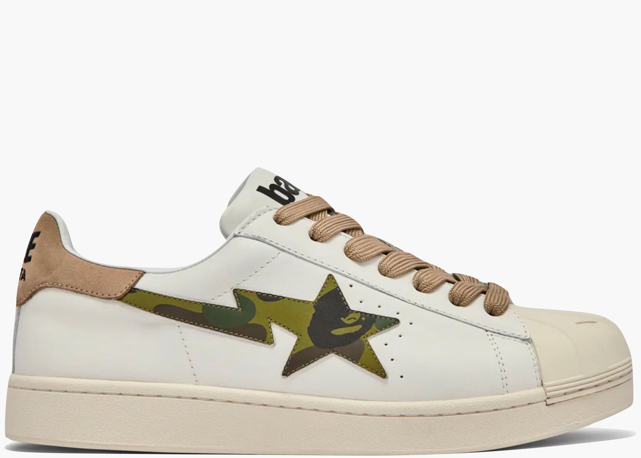 A Bathing Ape Skull Sta White Beige Hype Clothinga Limited Edition