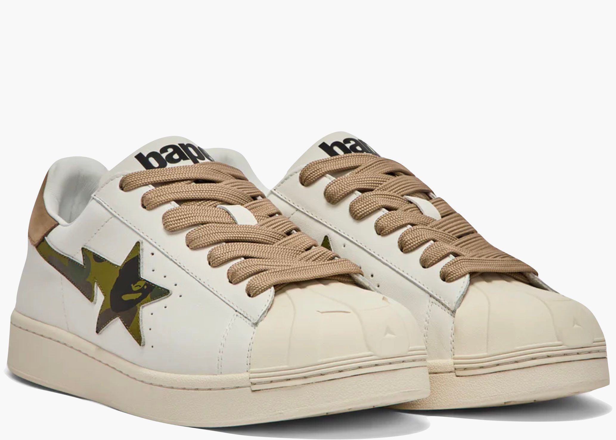 A Bathing Ape Skull Sta White Beige Hype Clothinga Limited Edition