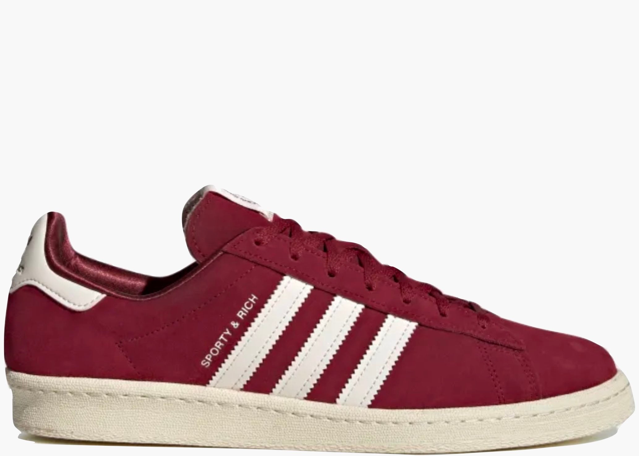 Adidas Campus 80s Sporty & Rich Merlot Cream HQ6074 Hype Clothinga Limited Edition