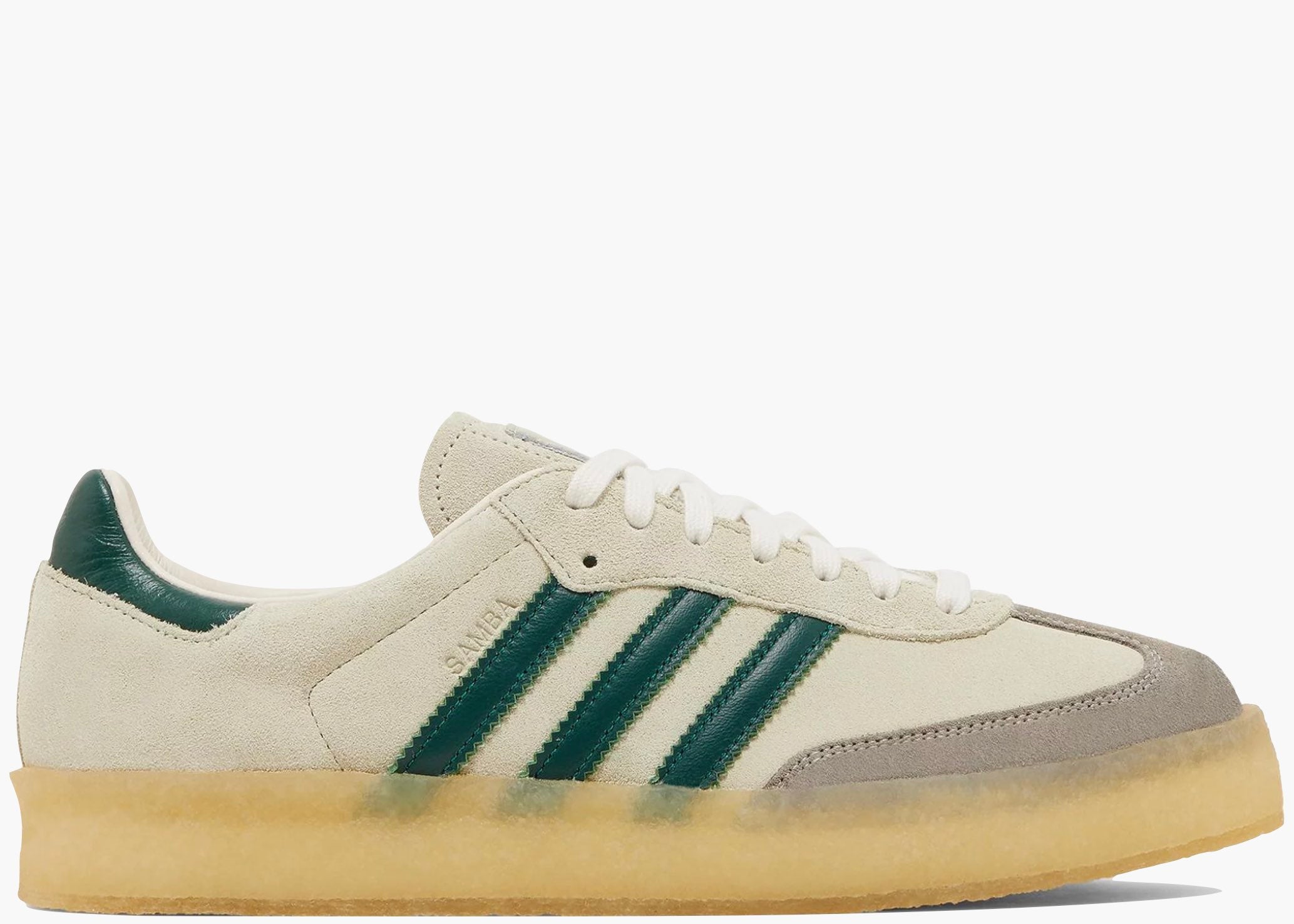 Adidas Clarks 8th Street Samba by Ronnie Fieg Chalk White Green | Hype Clothinga
