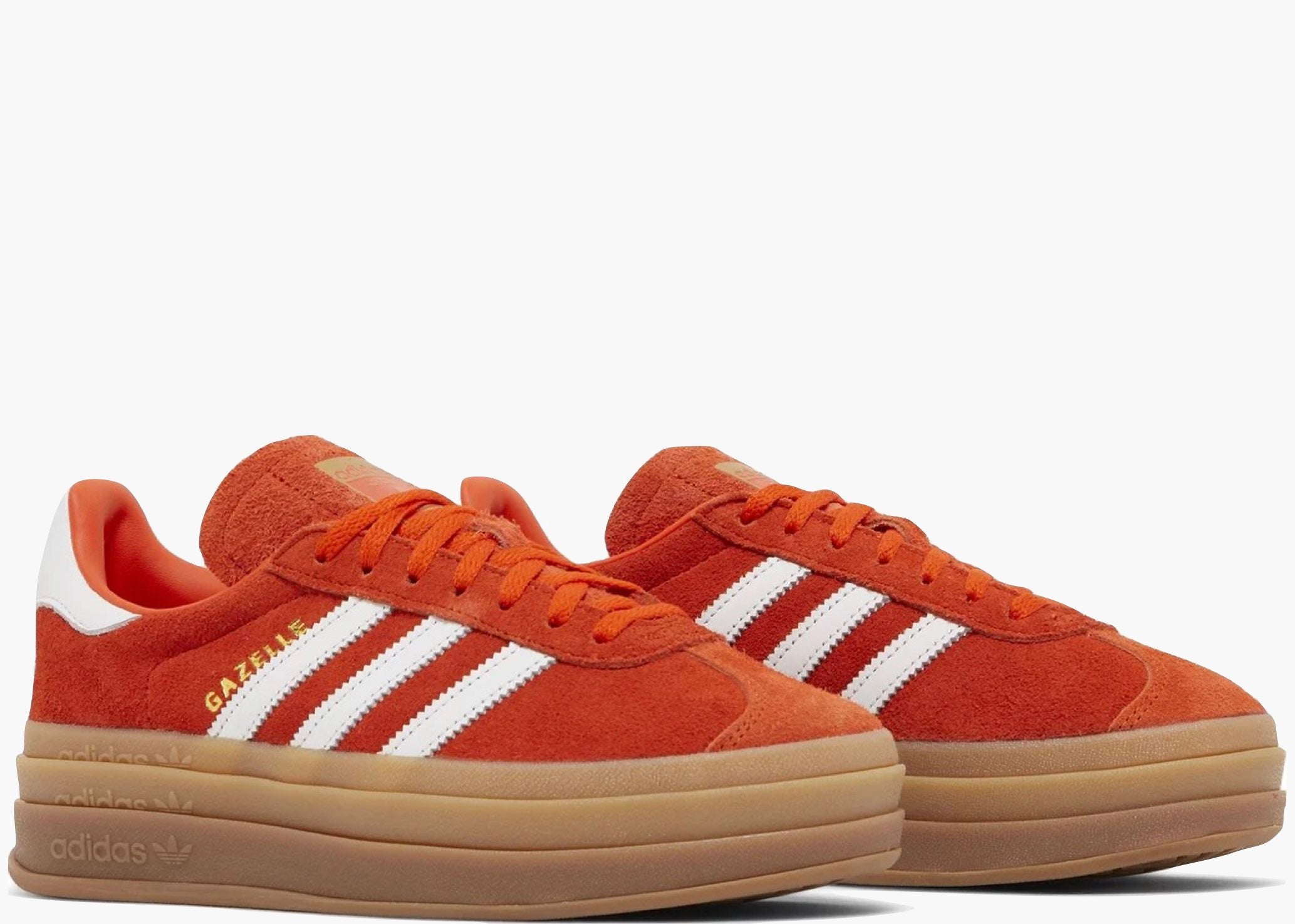 Adidas Gazelle Bold Collegiate Orange Gum (W) IG8672 Hype Clothinga Limited Edition