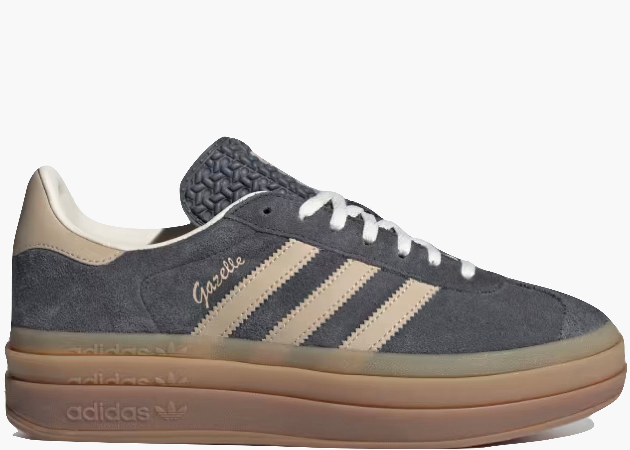 Adidas Gazelle Bold Grey Magic Beige Gum (W) IE0428 Hype Clothinga Limited Edition