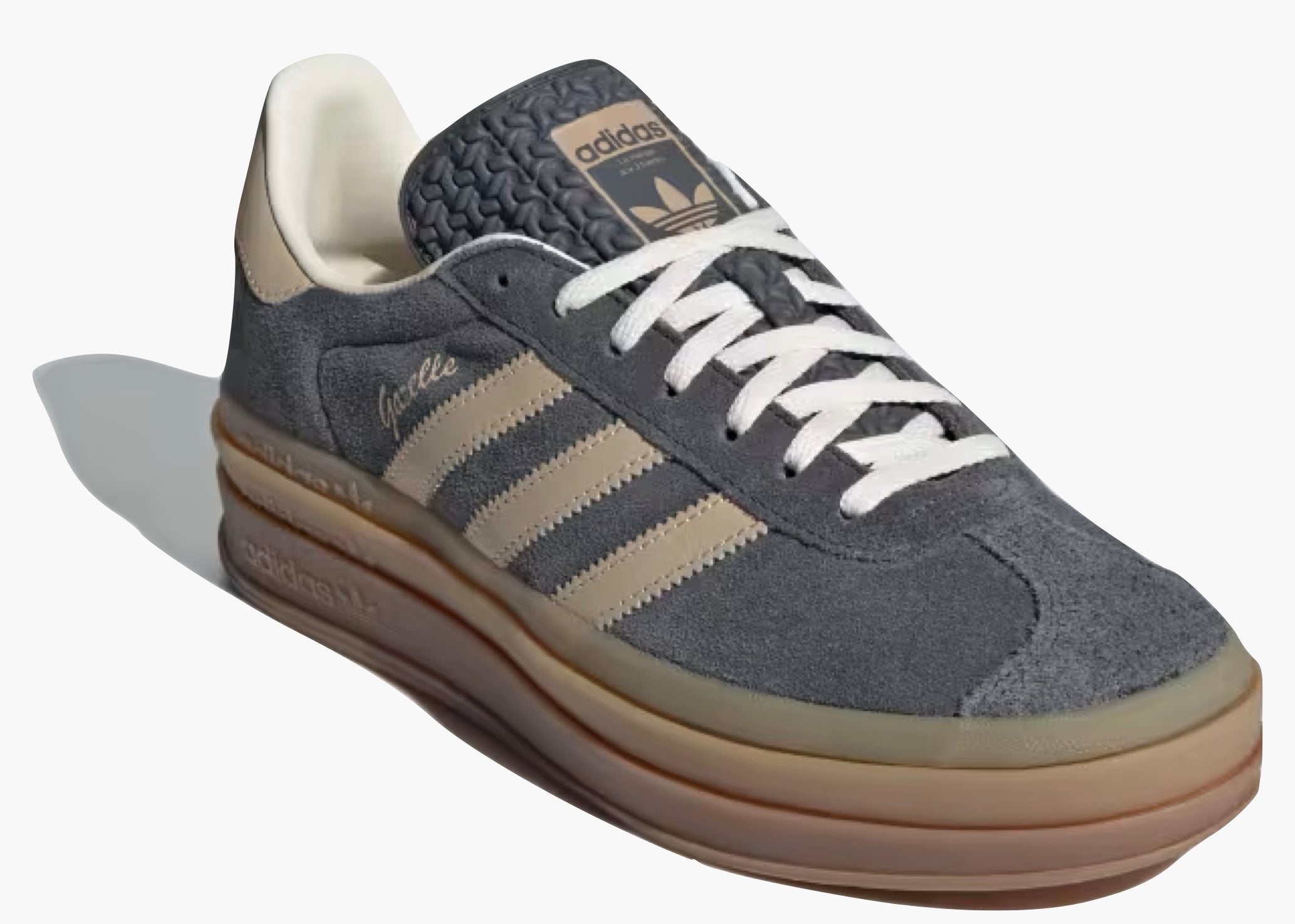 Adidas Gazelle Bold Grey Magic Beige Gum (W) IE0428 Hype Clothinga Limited Edition
