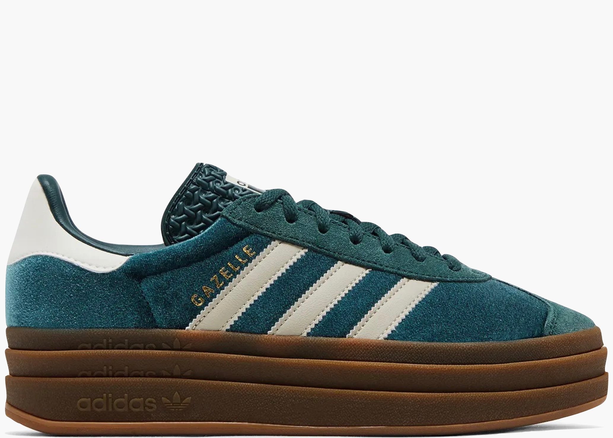 Adidas Gazelle Bold Mineral Green Velvet (W) IG4391 Hype Clothinga Limited Edition